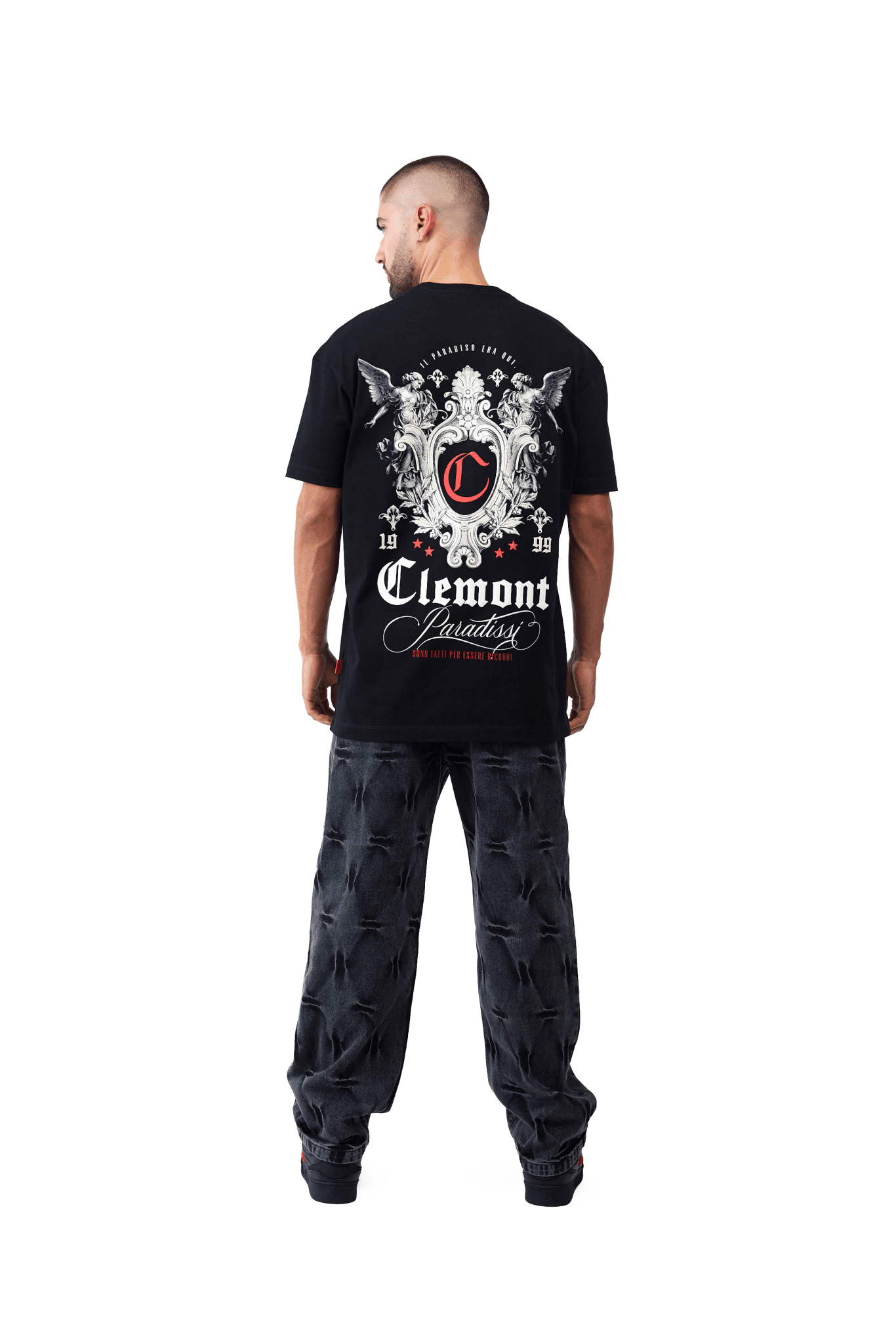 CAMISETA MASCULINO EUFORIA NEGRO CLEMONT - CLEMONT.CO S.A.S.