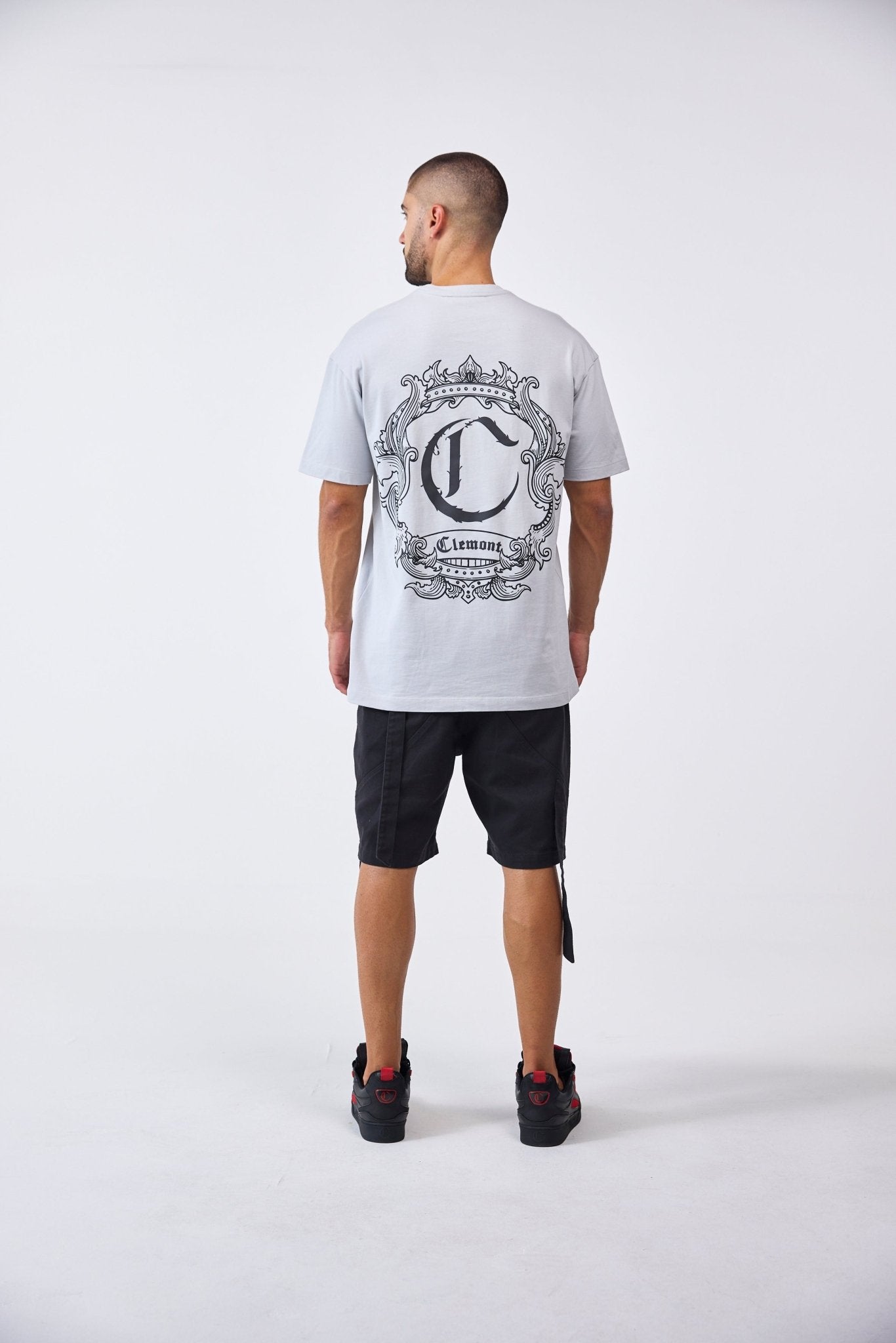 CAMISETA MASCULINO GIOIOSO GRIS CLEMONT - Clemont Oficial