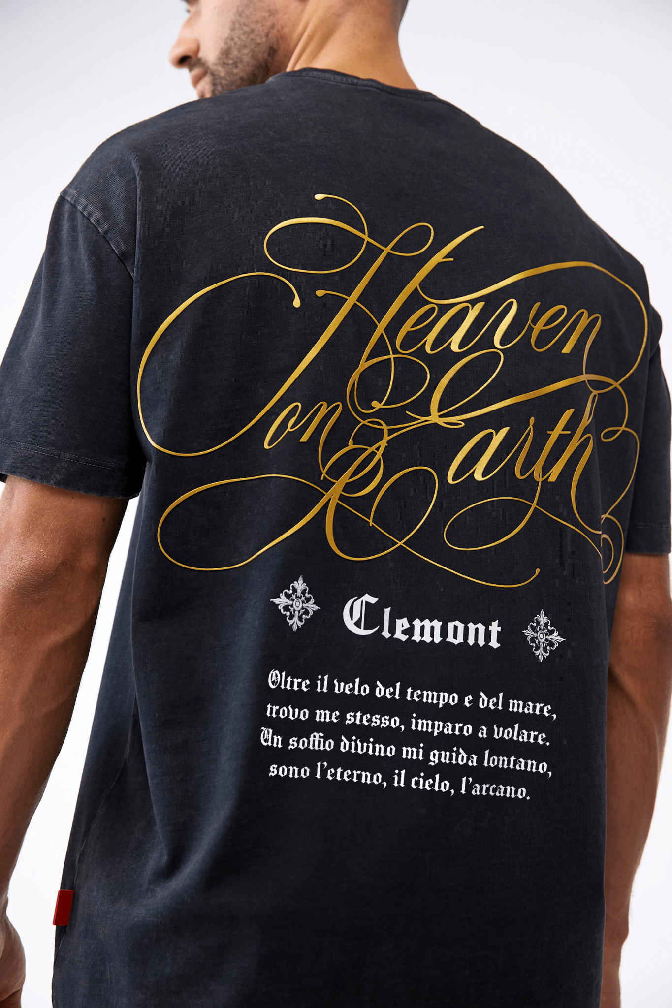 CAMISETA MASCULINO INQUIETANTE NEGRO CLEMONT - CLEMONT.CO S.A.S.