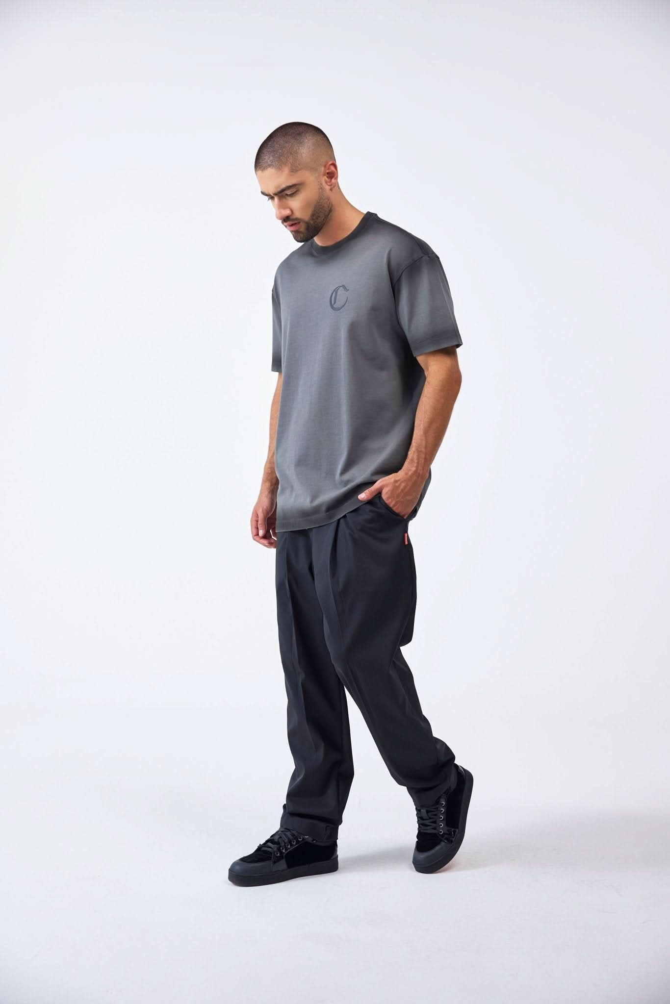 CAMISETA MASCULINO INTAGLIO GRIS OSCURO CLEMONT - CLEMONT.CO S.A.S.