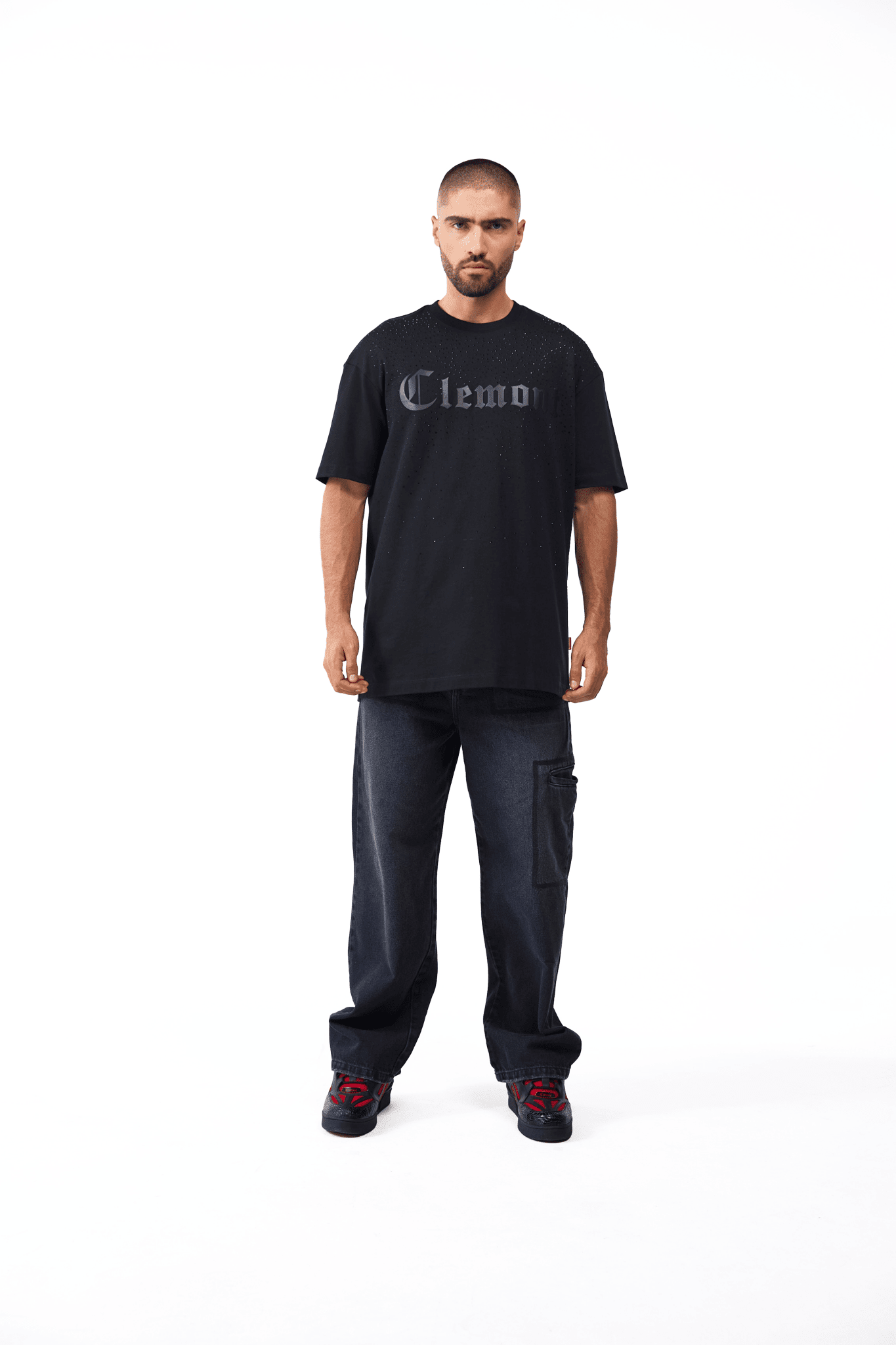 CAMISETA MASCULINO INTERLUDIO NEGRO CLEMONT - CLEMONT.CO S.A.S.