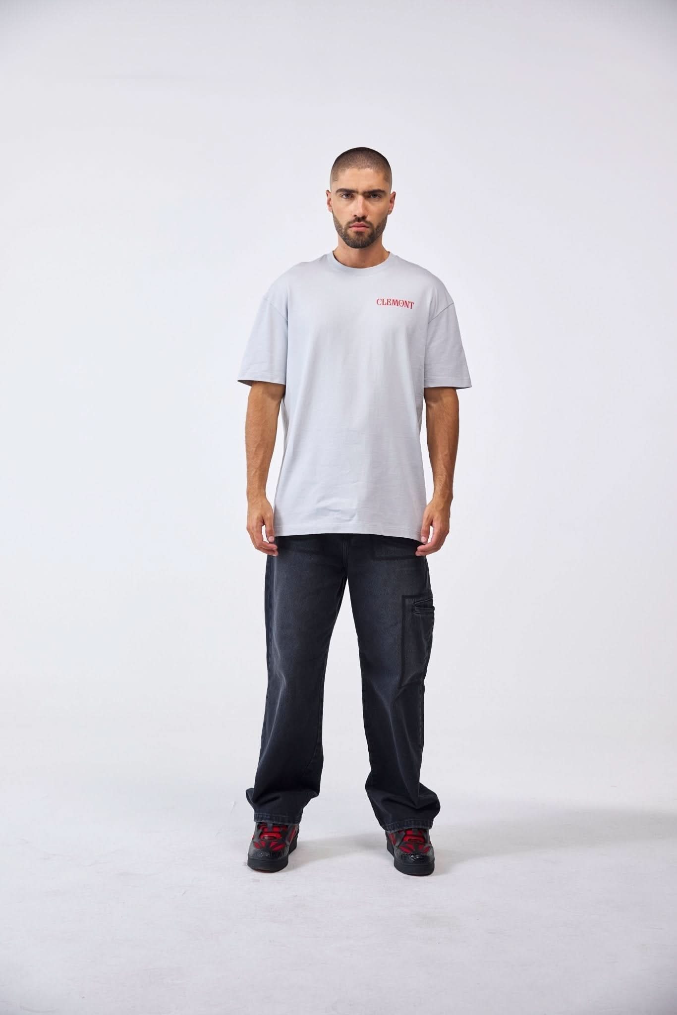 CAMISETA MASCULINO OMISSIONE GRIS CLEMONT - CLEMONT.CO S.A.S.