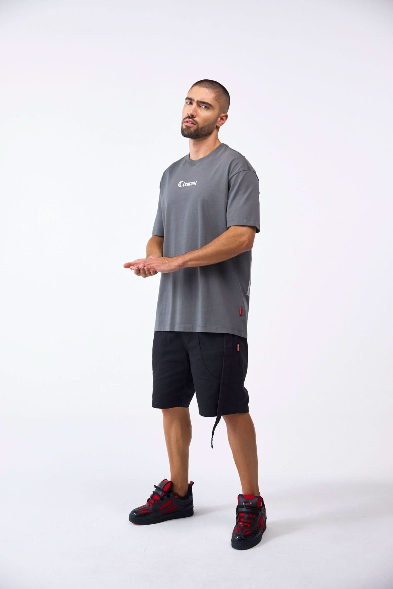 CAMISETA MASCULINO PALADINO GRIS OSCURO CLEMONT - CLEMONT.CO S.A.S.