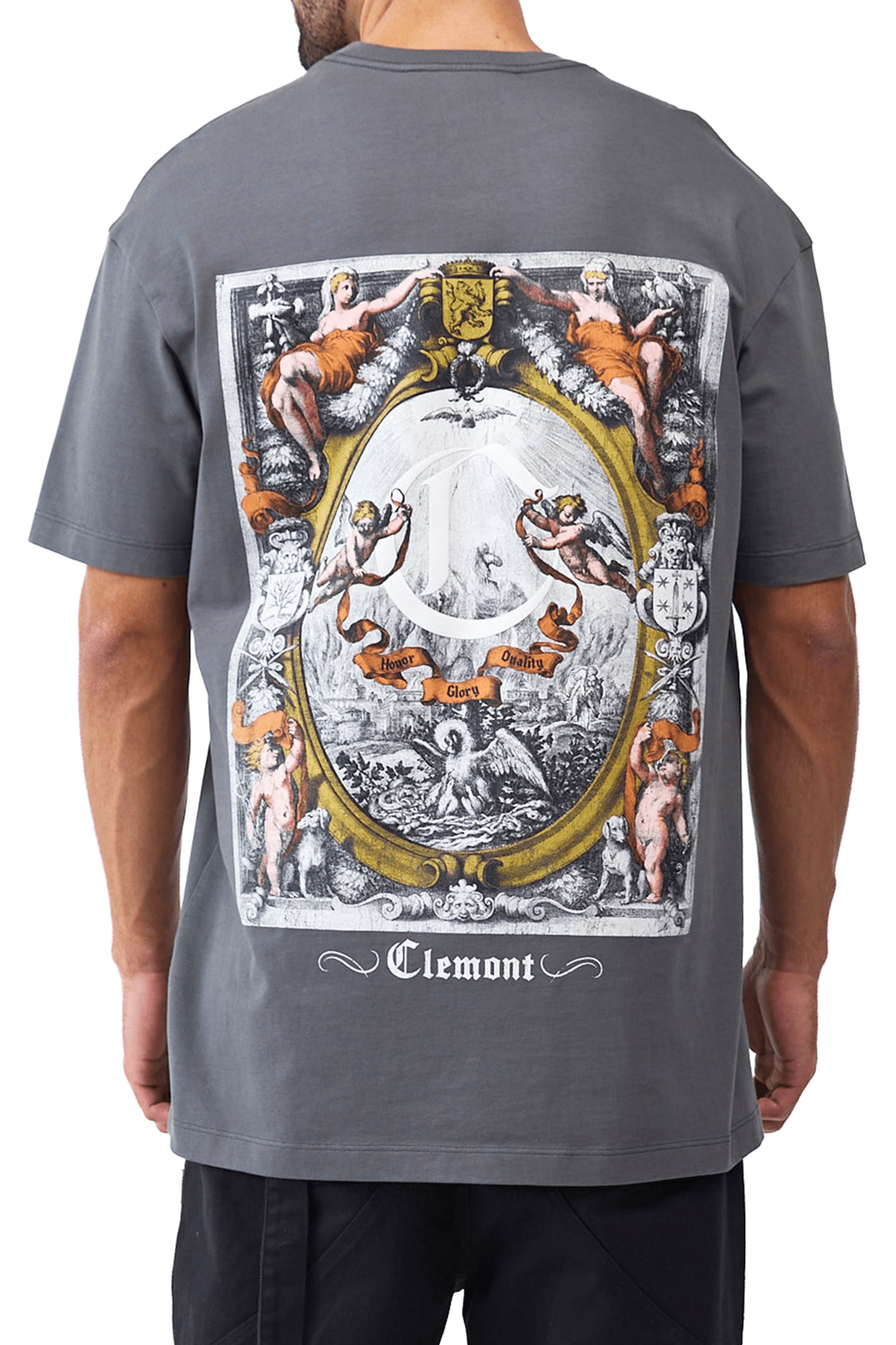 CAMISETA MASCULINO PALADINO GRIS OSCURO CLEMONT - CLEMONT.CO S.A.S.