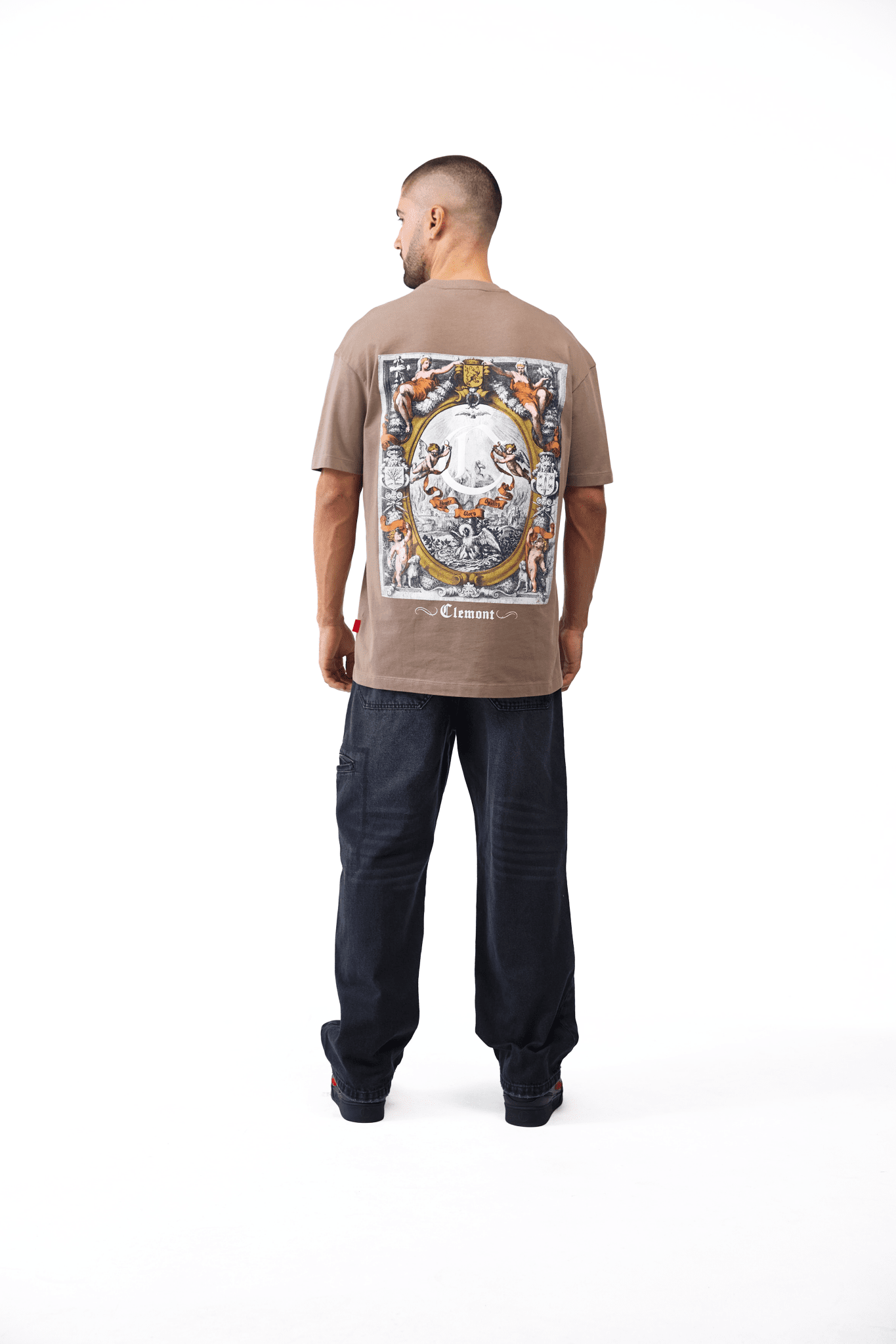 CAMISETA MASCULINO PALADINO TAUPE CLEMONT - CLEMONT.CO S.A.S.