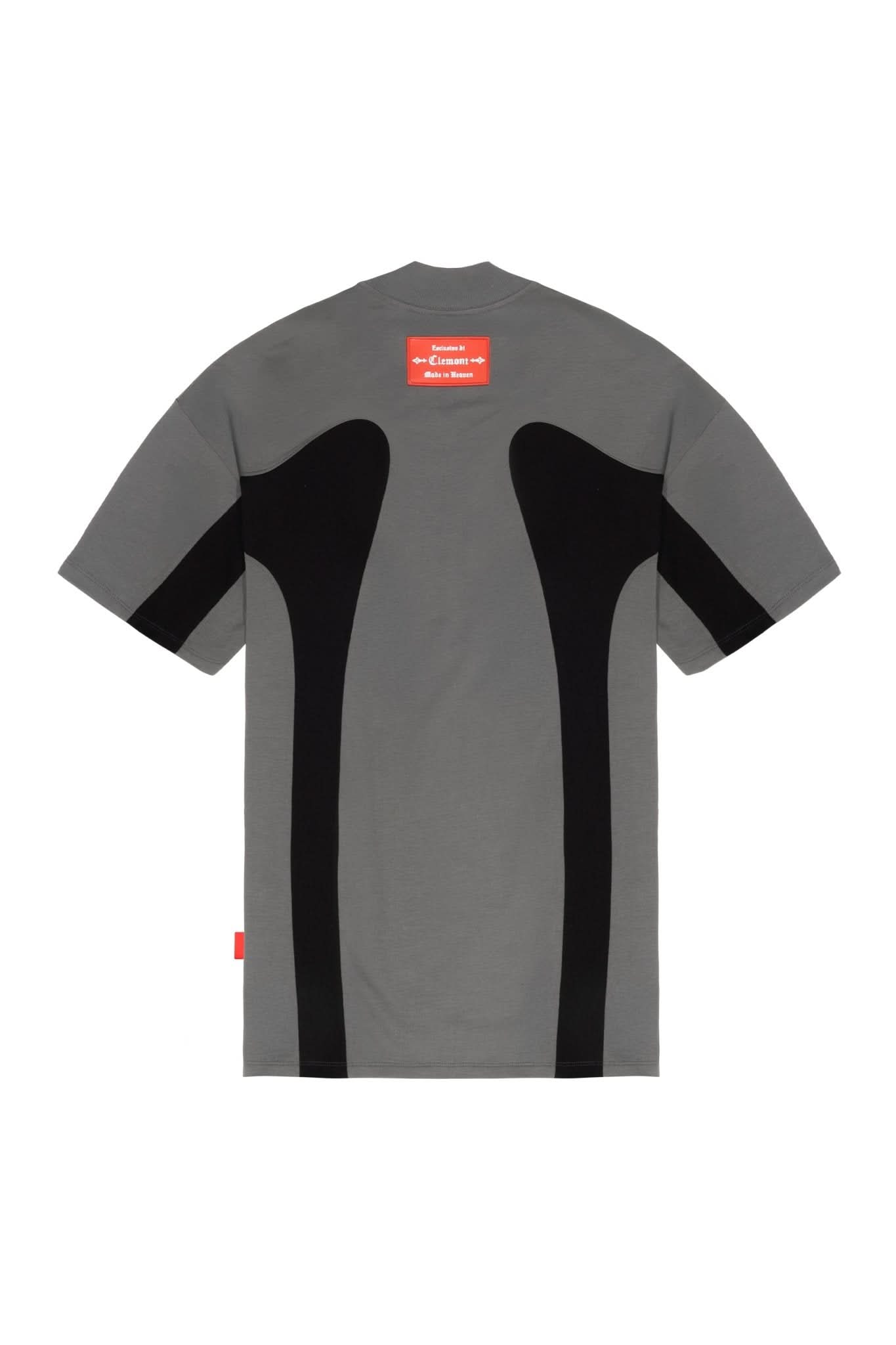 CAMISETA MASCULINO RAGNO GRIS/NEGRO CLEMONT - CLEMONT.CO S.A.S.
