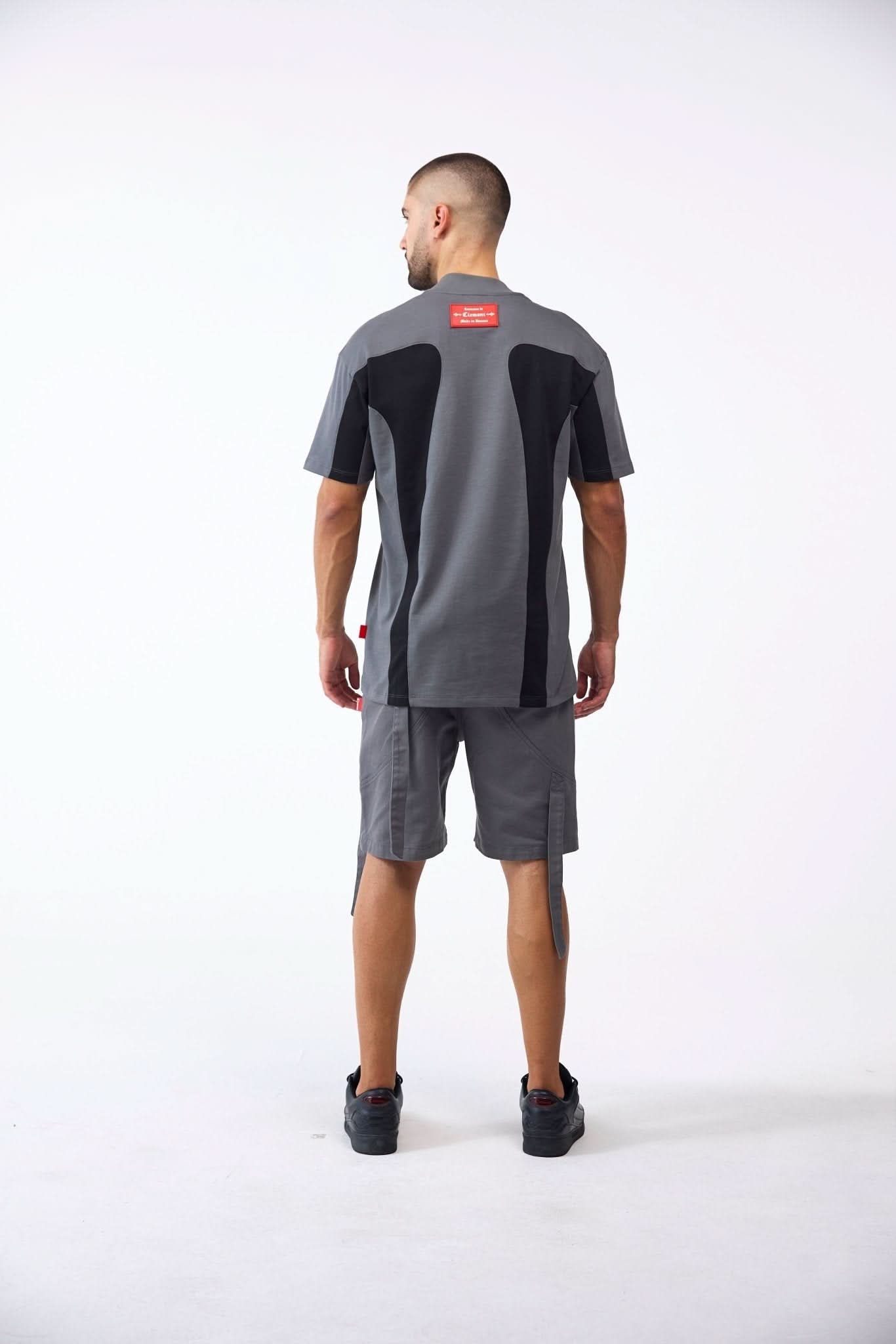 CAMISETA MASCULINO RAGNO GRIS/NEGRO CLEMONT - CLEMONT.CO S.A.S.