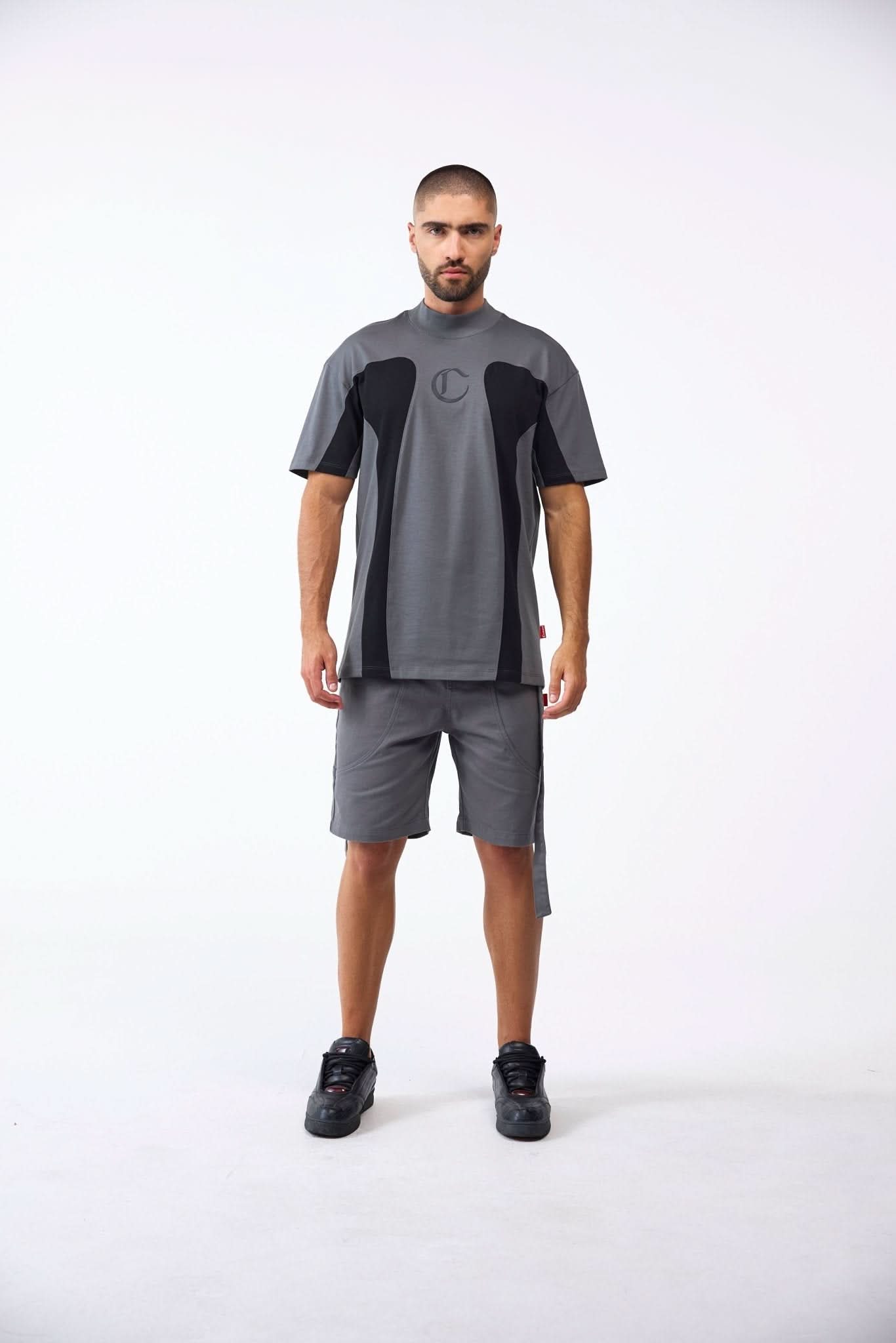 CAMISETA MASCULINO RAGNO GRIS/NEGRO CLEMONT - CLEMONT.CO S.A.S.