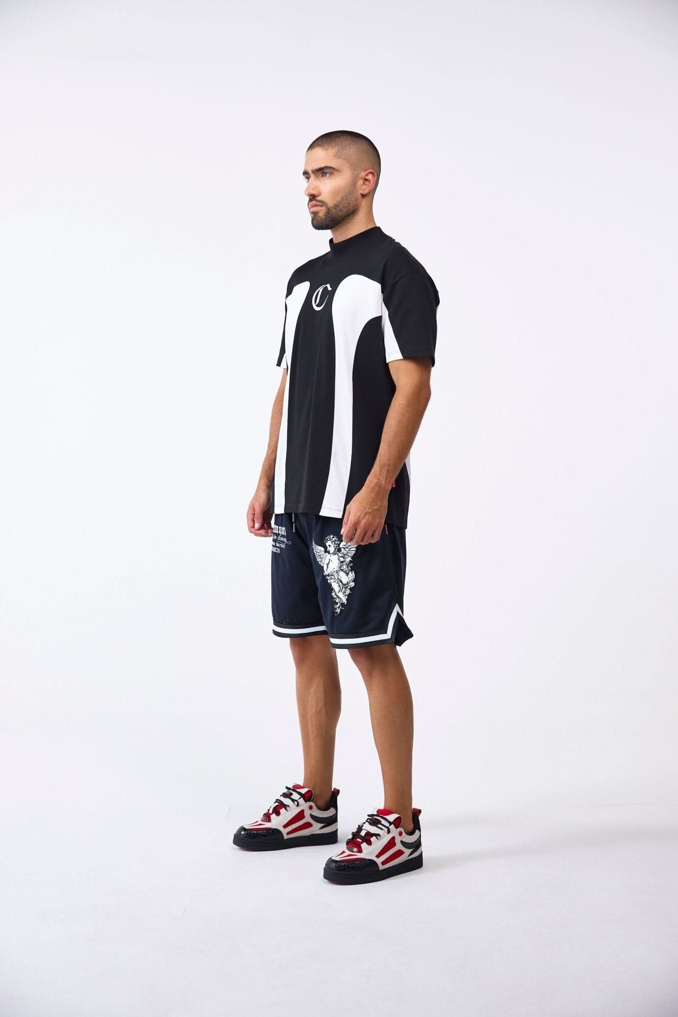 CAMISETA MASCULINO RAGNO NEGRO/CREMA CLEMONT - CLEMONT.CO S.A.S.
