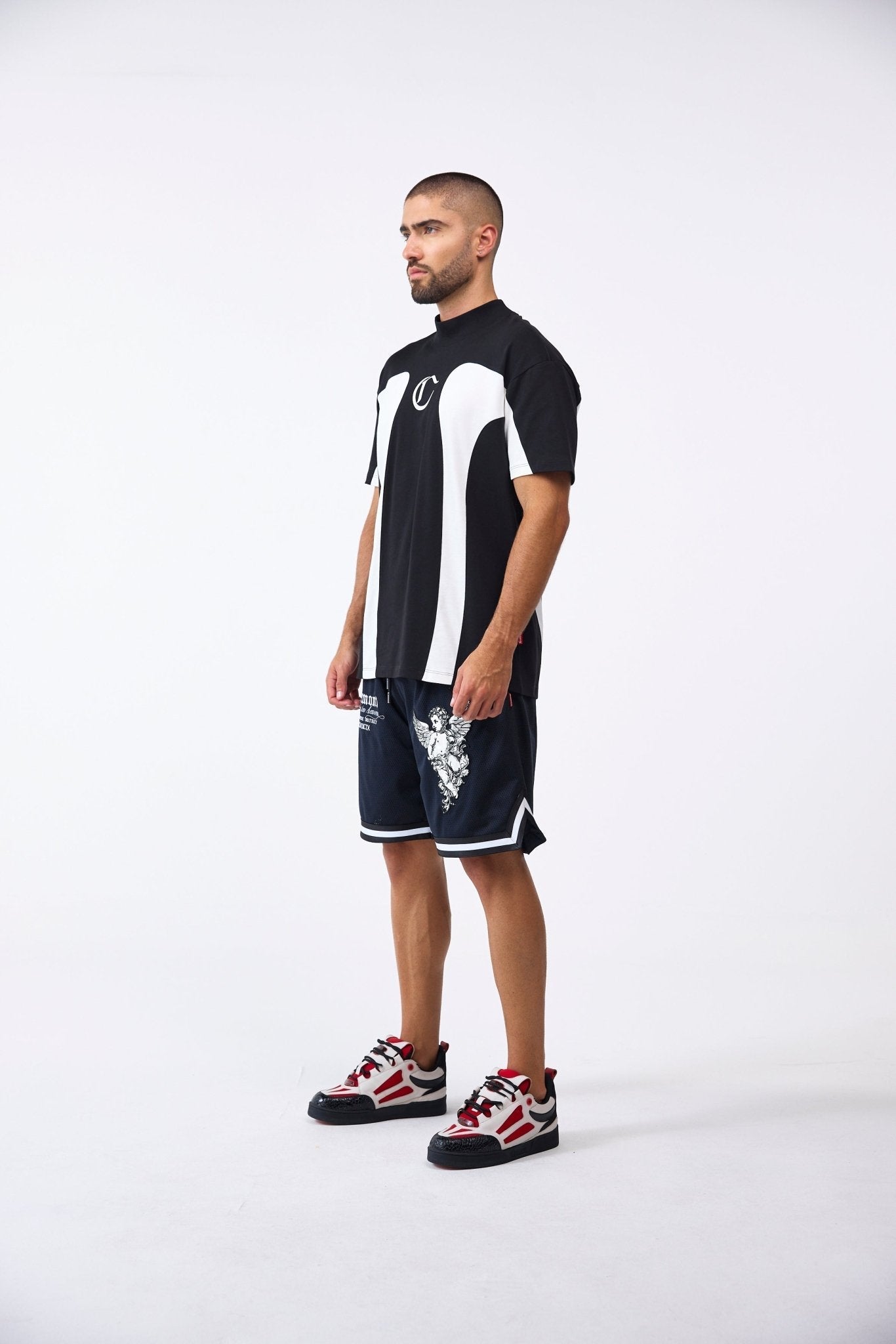 CAMISETA MASCULINO RAGNO NEGRO/CREMA CLEMONT - CLEMONT.CO S.A.S.