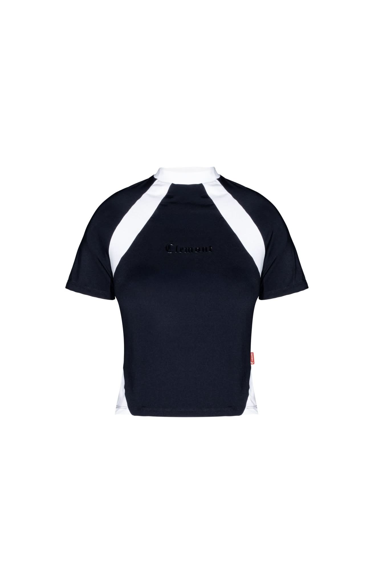 CAMISETA MUJER IRISDECENTE NEGRO CLEMONT - Clemont Oficial