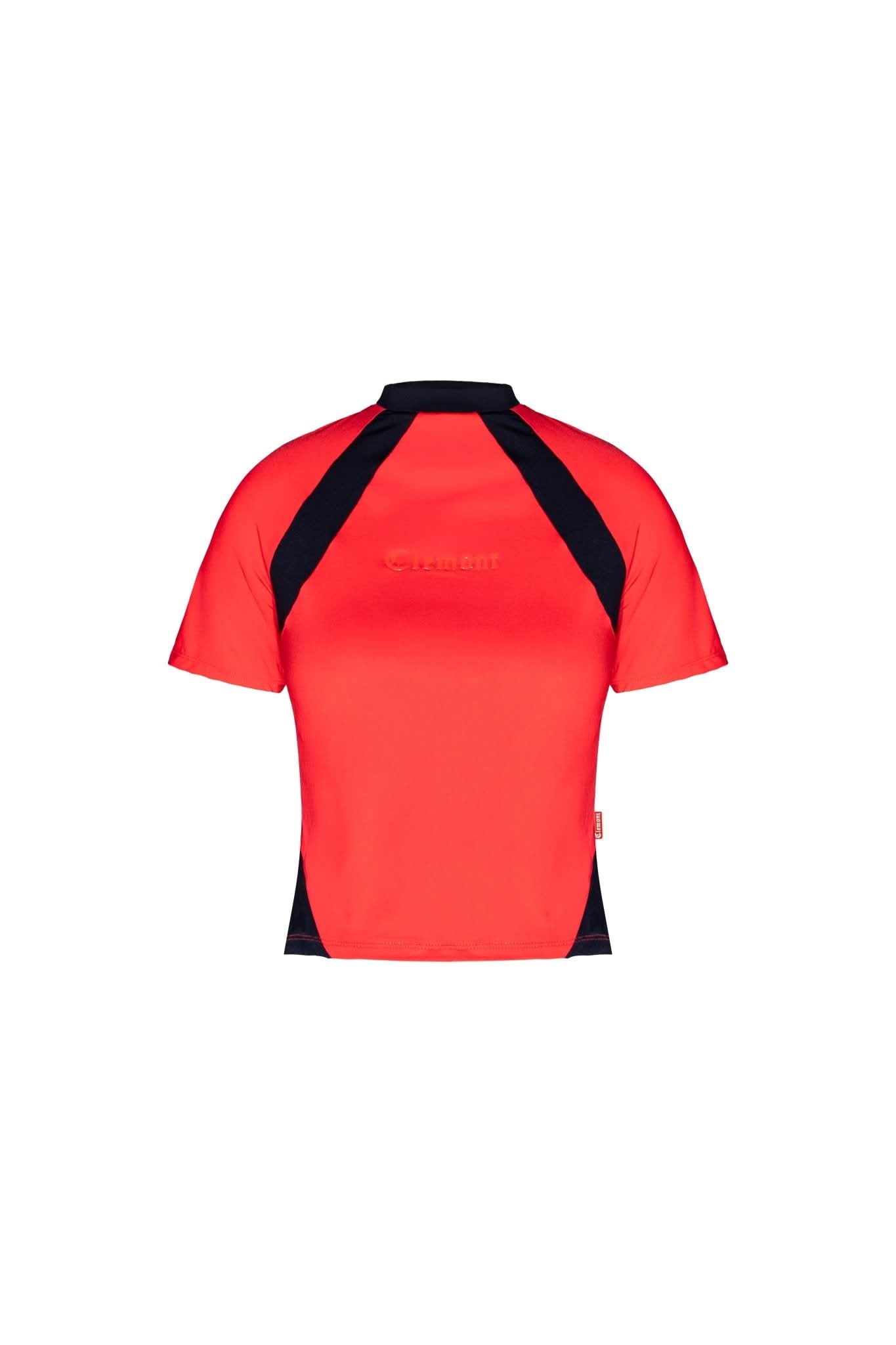 CAMISETA MUJER IRISDECENTE ROJO CLEMONT - Clemont Oficial