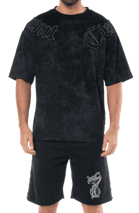 CAMISETA OVERSIZED AFFANNO NEGRO MASCULINO CLEMONT - CLEMONT.CO S.A.S.