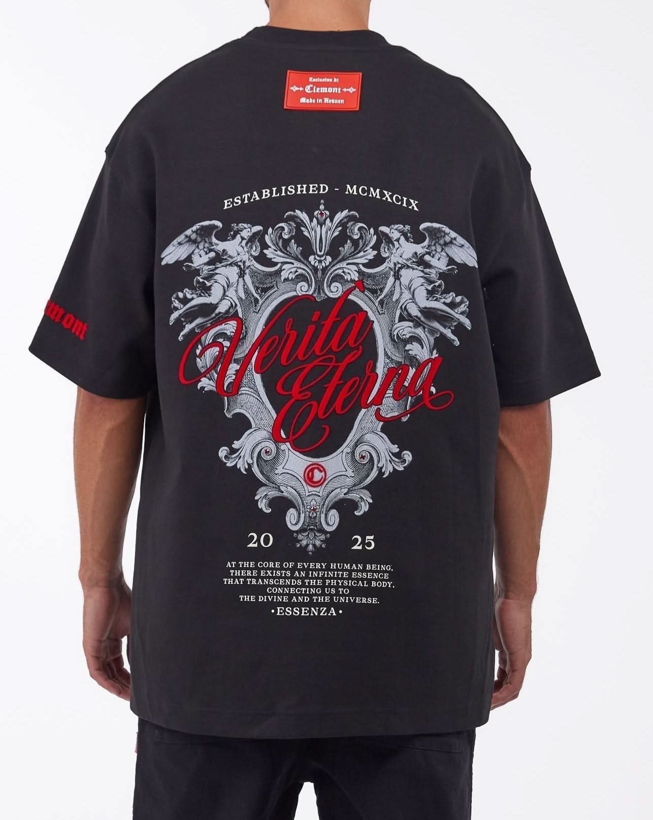 CAMISETA OVERSIZED LUMINARIA NEGRO - CLEMONT.CO S.A.S.