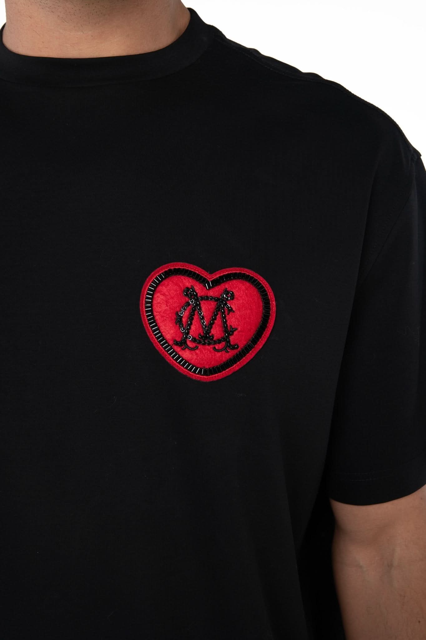 CAMISETA OVERSIZED MASCULINA ACCOGLIENZA NEGRO CLEMONT - Clemont Oficial