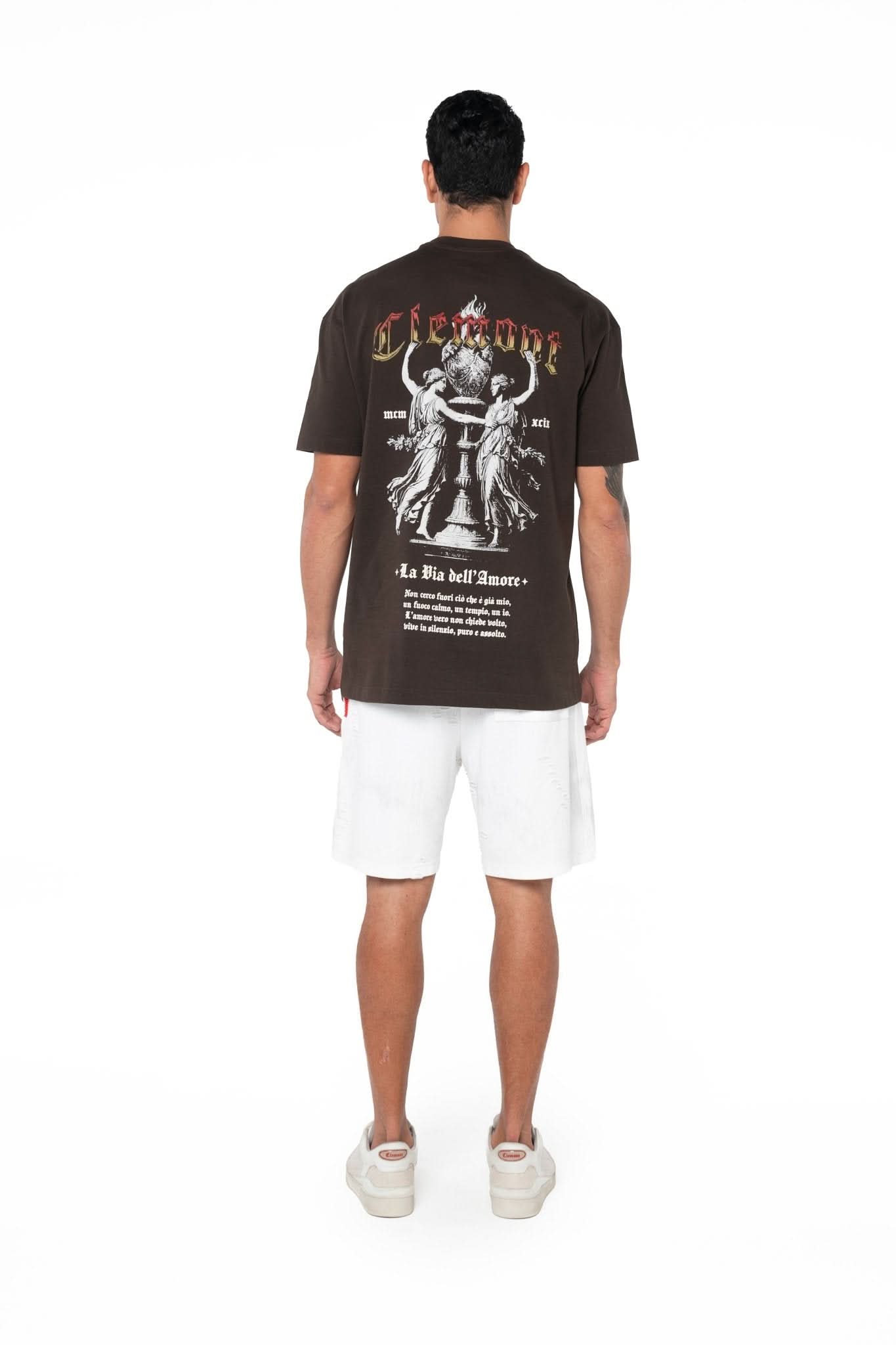 CAMISETA OVERSIZED MASCULINO ABBRACCIO MOCCA CLEMONT - Clemont Oficial