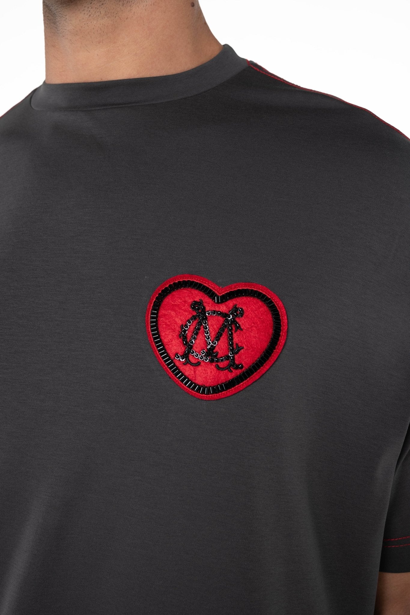 CAMISETA OVERSIZED MASCULINO ACCOGLIENZA GRIS CLEMONT - Clemont Oficial