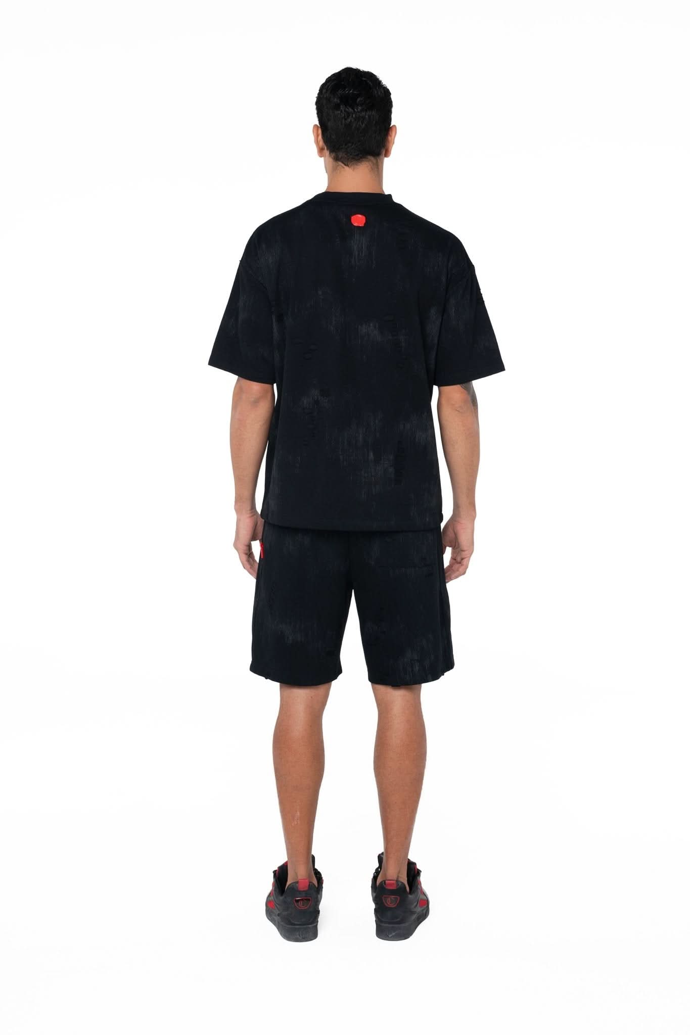 CAMISETA OVERSIZED MASCULINO ESTIVO NEGRO/SILVER CLEMONT - Clemont Oficial