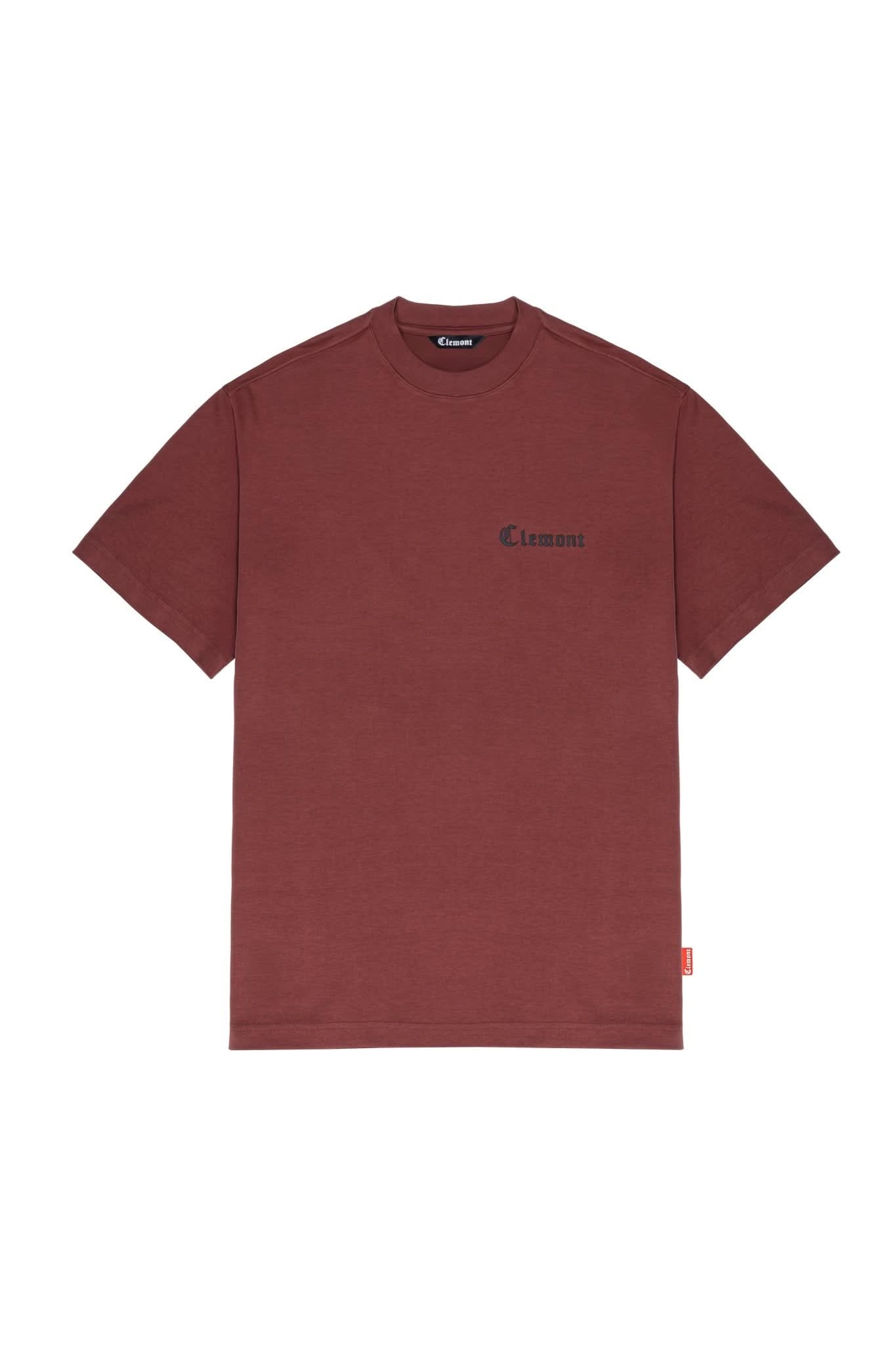 CAMISETA OVERSIZED MASCULINO ONIRICO VINOTINTO CLEMONT - CLEMONT.CO S.A.S.