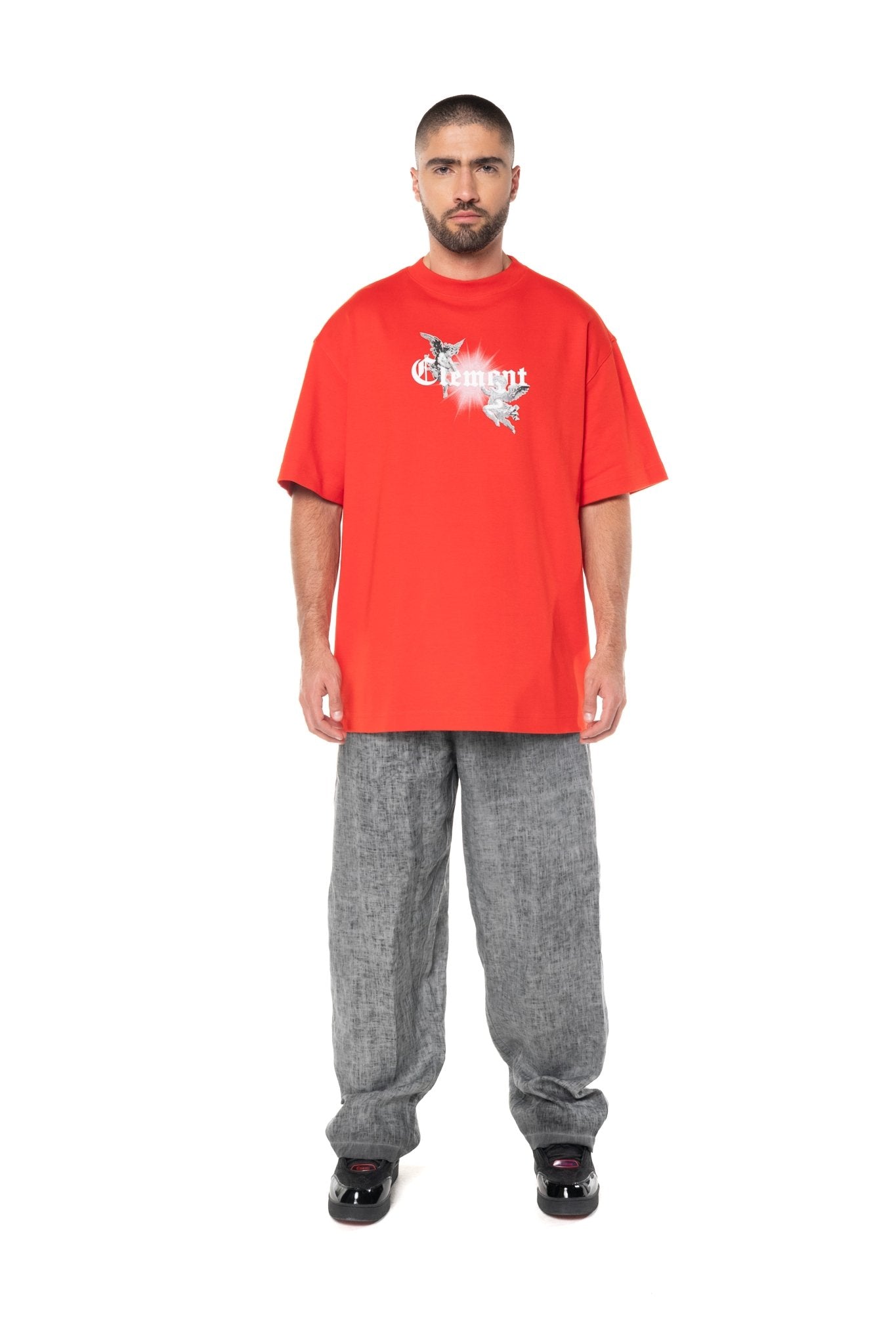 CAMISETA OVERSIZED MASCULINO RIFIORIRE ROJOCLEMONT - Clemont Oficial