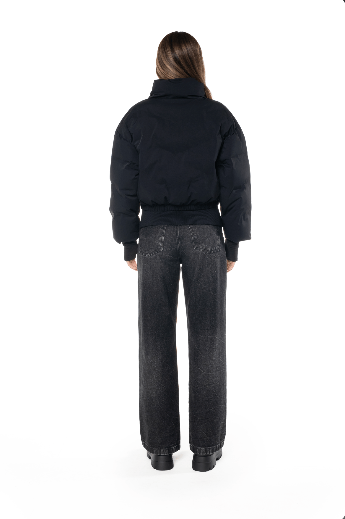 CHAQUETA CROP LYRA NEGRO FEMENINO CLEMONT - CLEMONT.CO S.A.S.