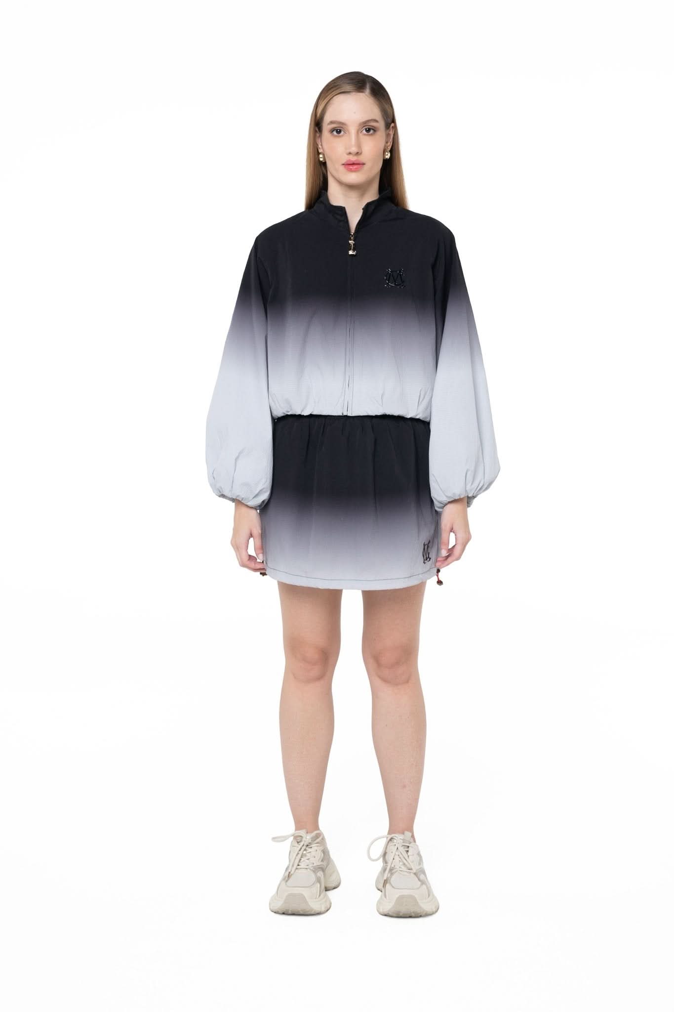 CHAQUETA MUJER GEMMA GRIS/NEGRO CLEMONT - Clemont Oficial