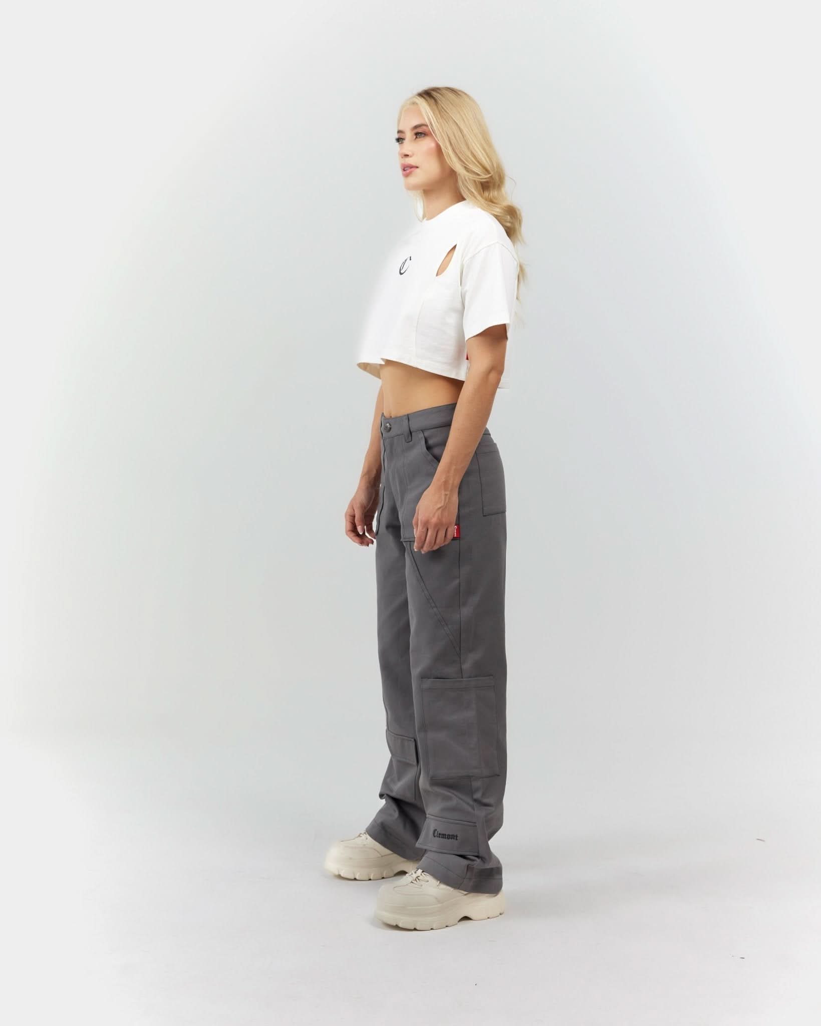 CROP TOP MUJER ARMONIOSO CREMA CLEMONT - CLEMONT.CO S.A.S.