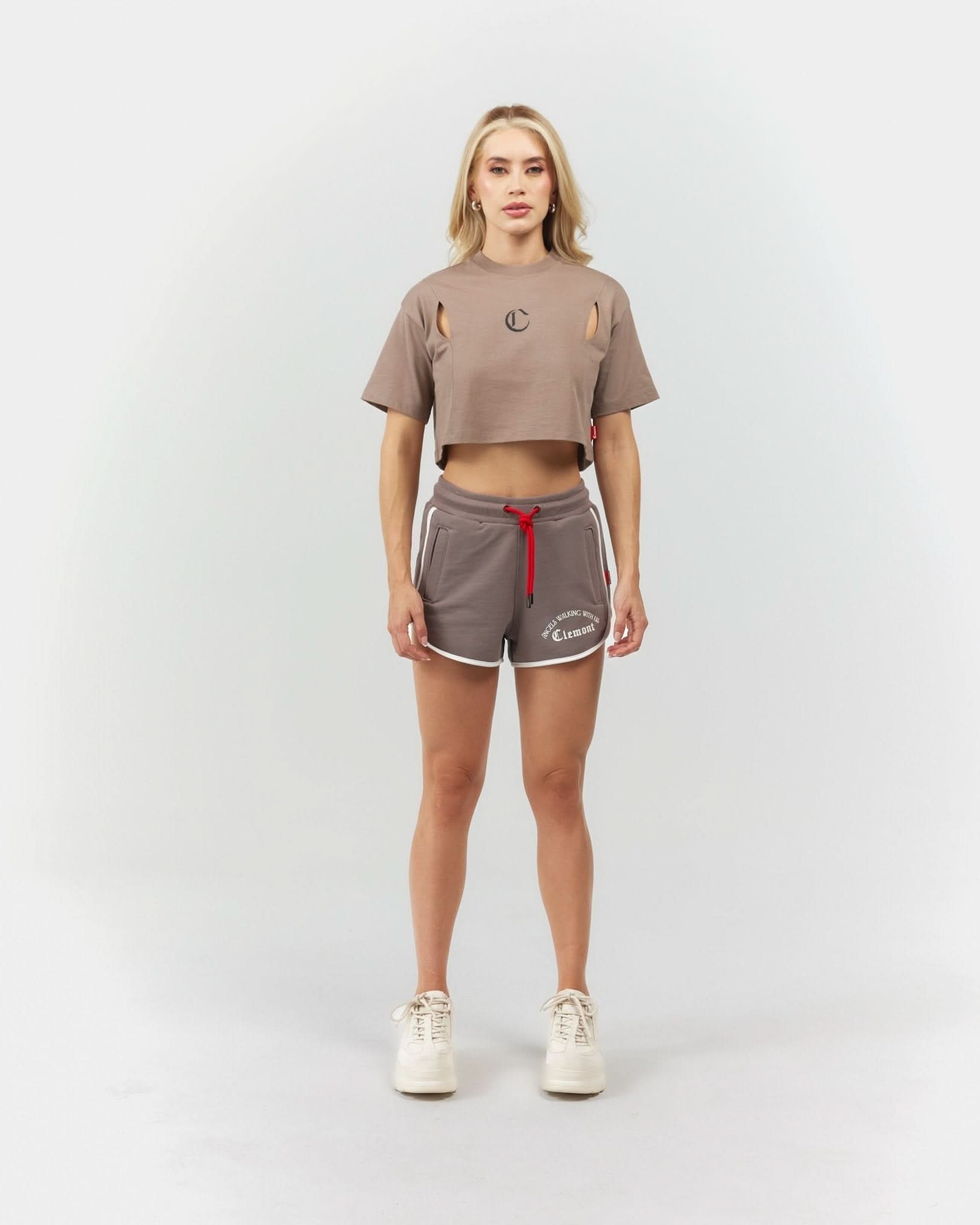 CROP TOP MUJER ARMONIOSO TAUPE CLEMONT - CLEMONT.CO S.A.S.