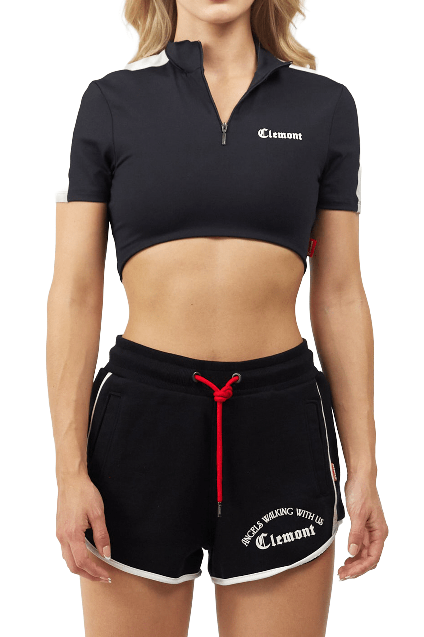 CROP TOP MUJER LUMINOSA NEGRO CLEMONT - CLEMONT.CO S.A.S.