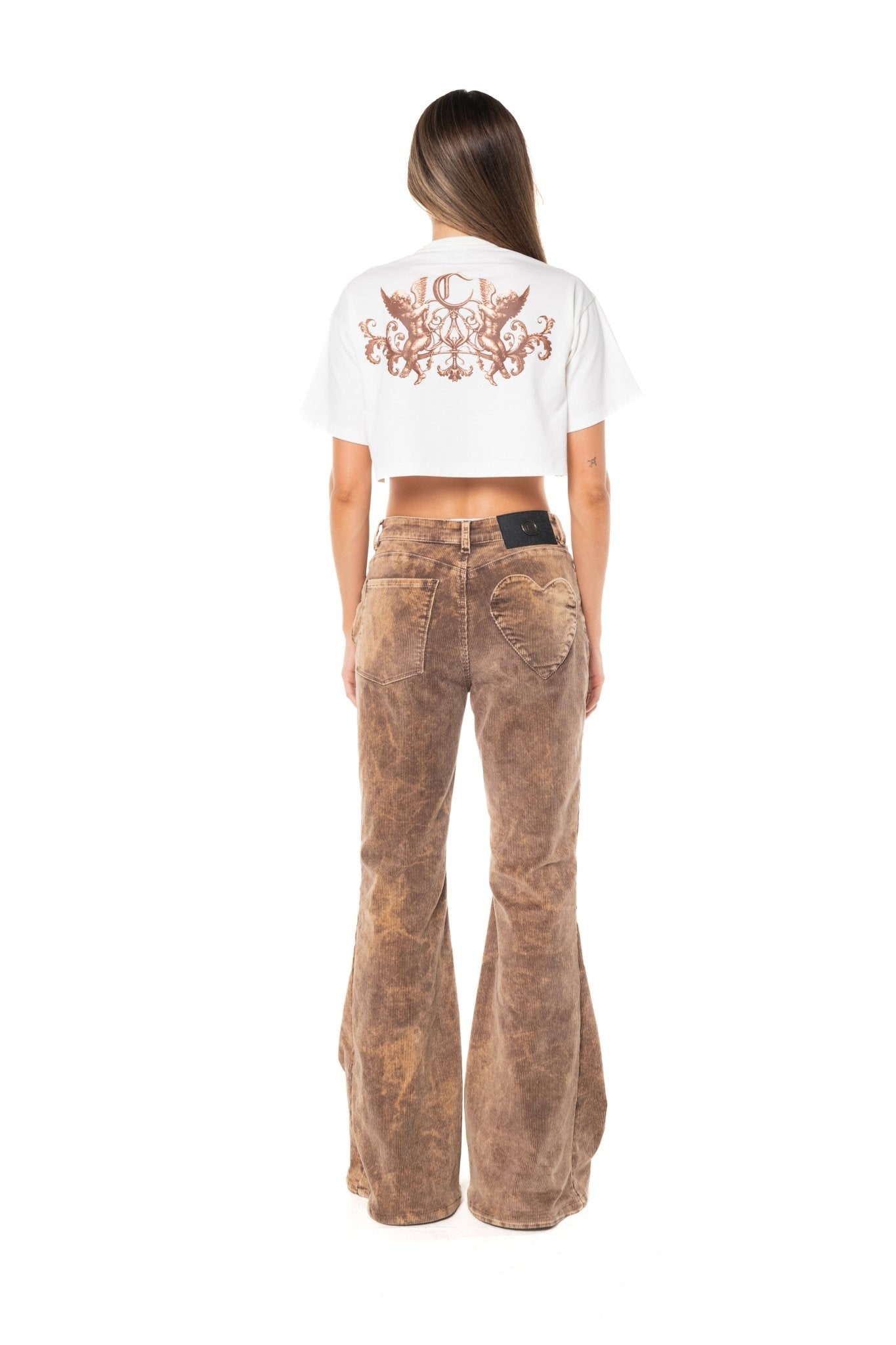 CROP TOP OVERSIZED MUJER APPOGGIO CREMA CLEMONT - Clemont Oficial