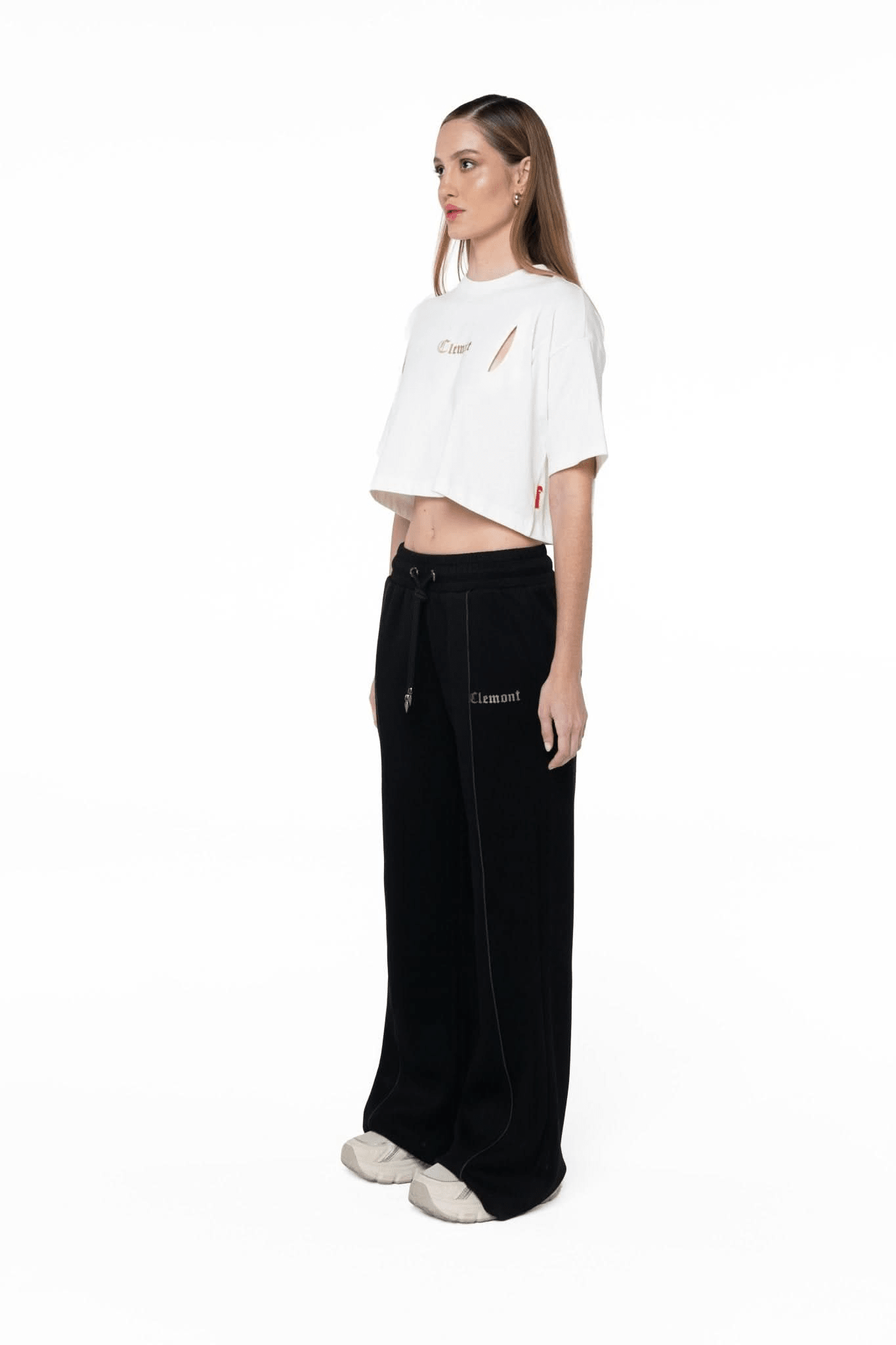 CROP TOP OVERSIZED MUJER RISTORO CREMA CLEMONT - Clemont Oficial