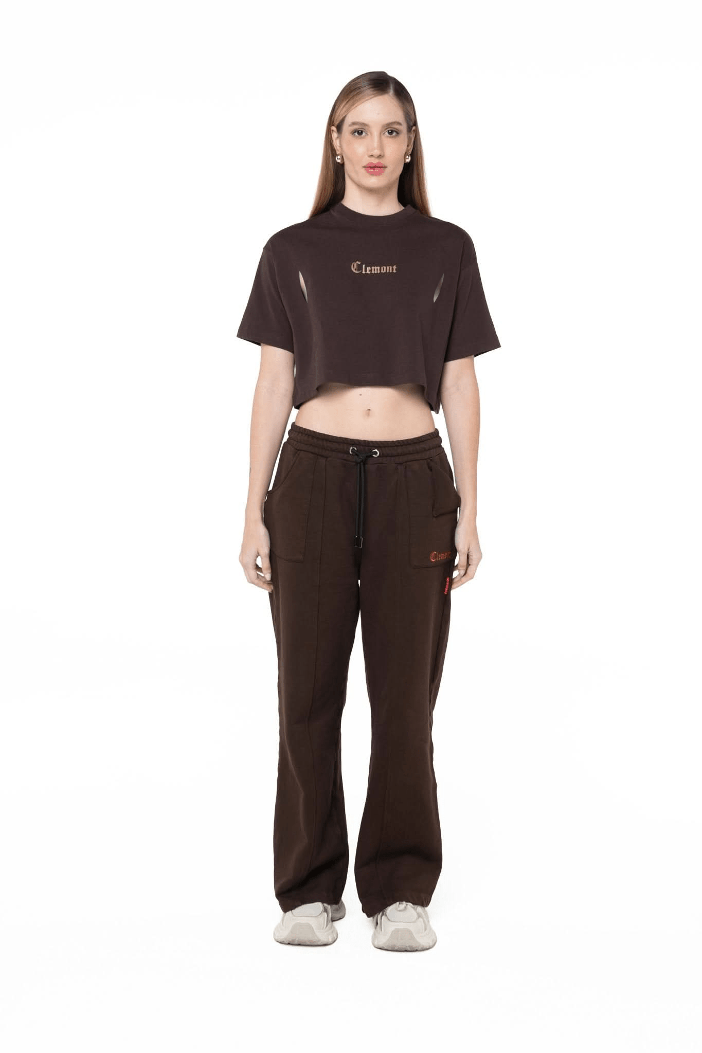 CROP TOP OVERSIZED MUJER RISTORO MOCCA CLEMONT - Clemont Oficial