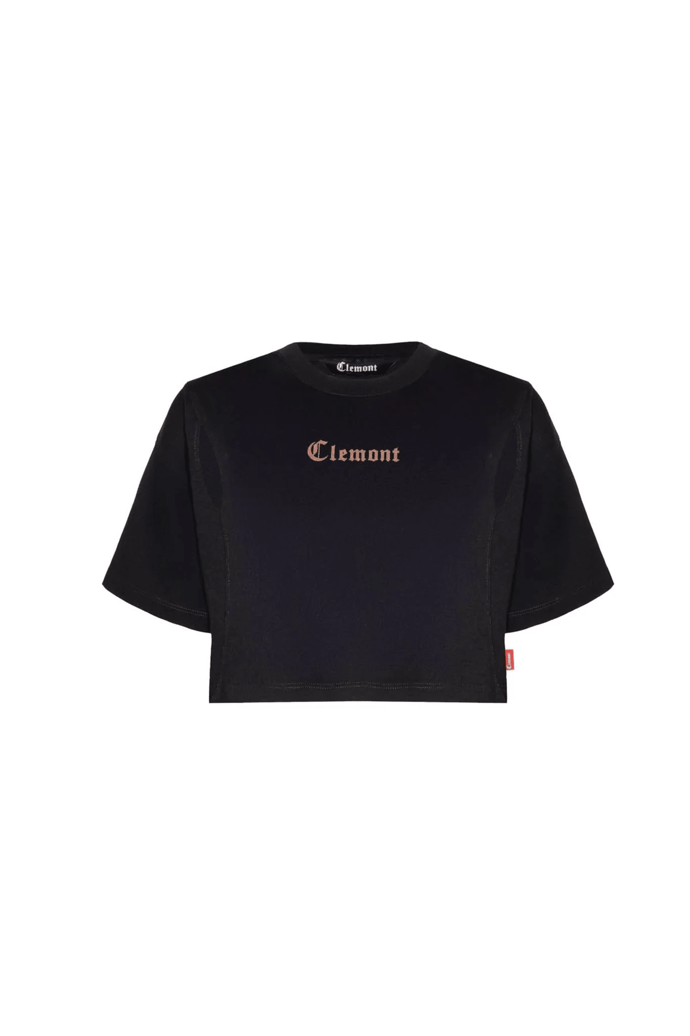 CROP TOP OVERSIZED MUJER RISTORO NEGRO CLEMONT - Clemont Oficial