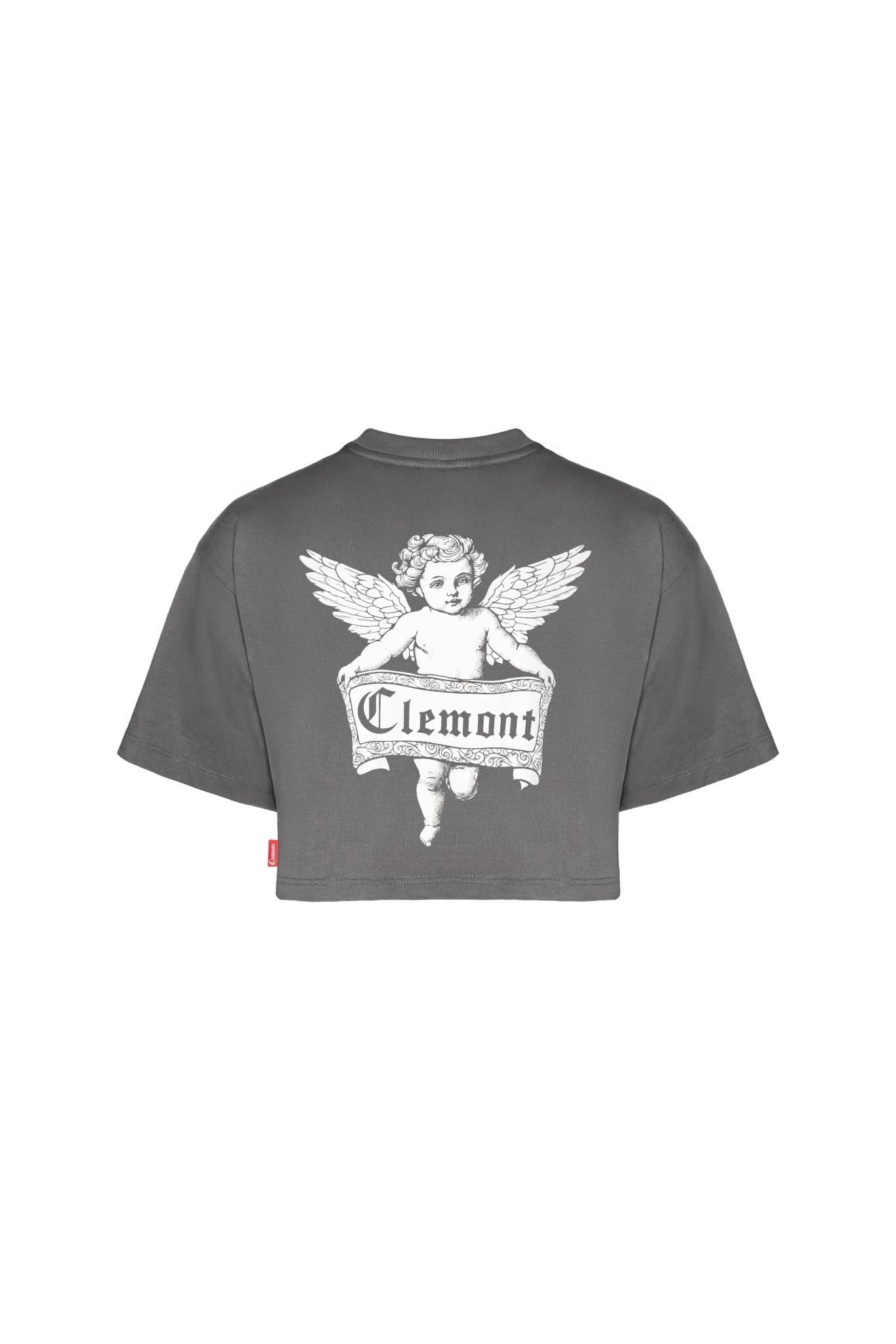 CROP TOPS MALATTIA GRIS OSCURO CLEMONT - CLEMONT.CO S.A.S.