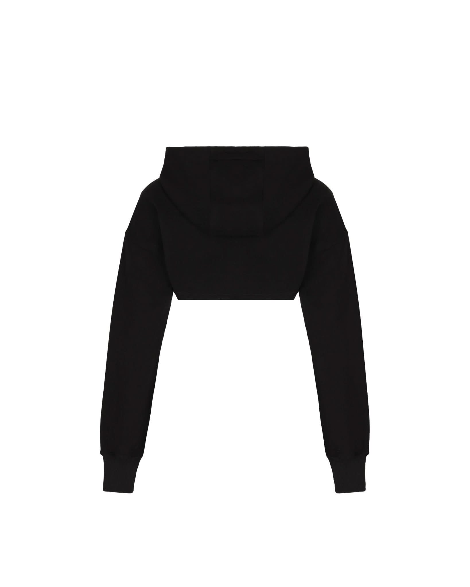 CROPPED HOODIE WOMEN VIGORE BLACK CLEMONT - CLEMONT.CO S.A.S.