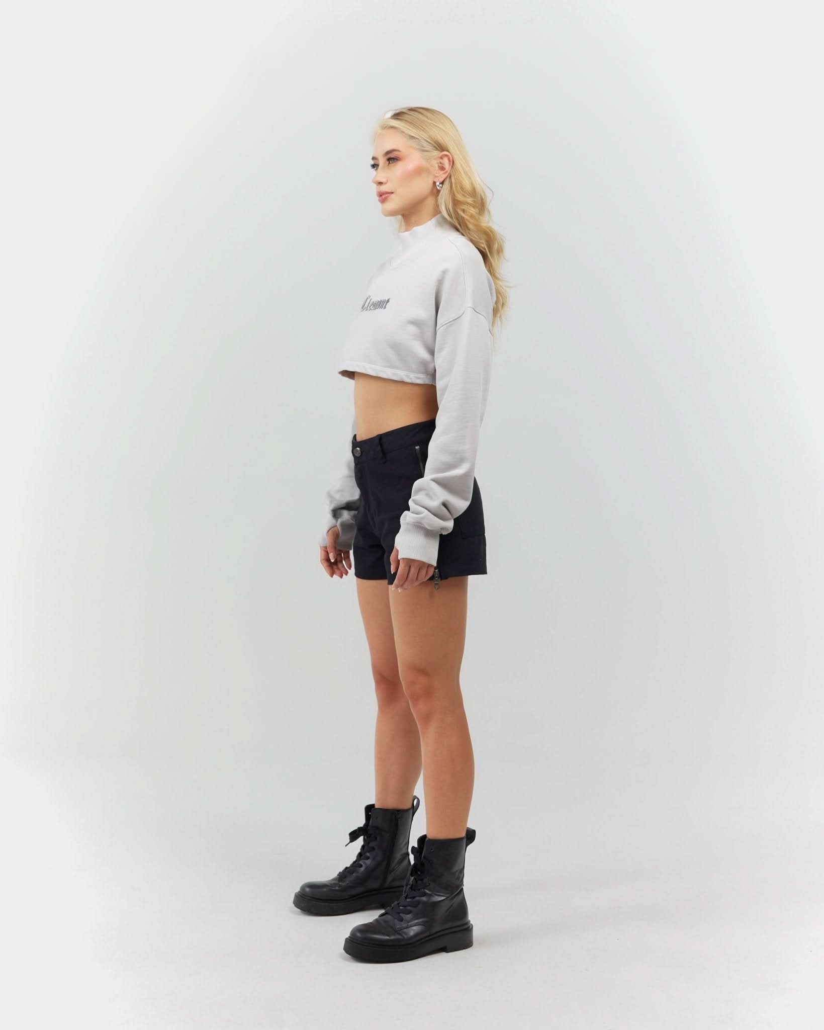 CROPPED SWEATER WOMEN BELLEZZA GREY CLEMONT - CLEMONT.CO S.A.S.