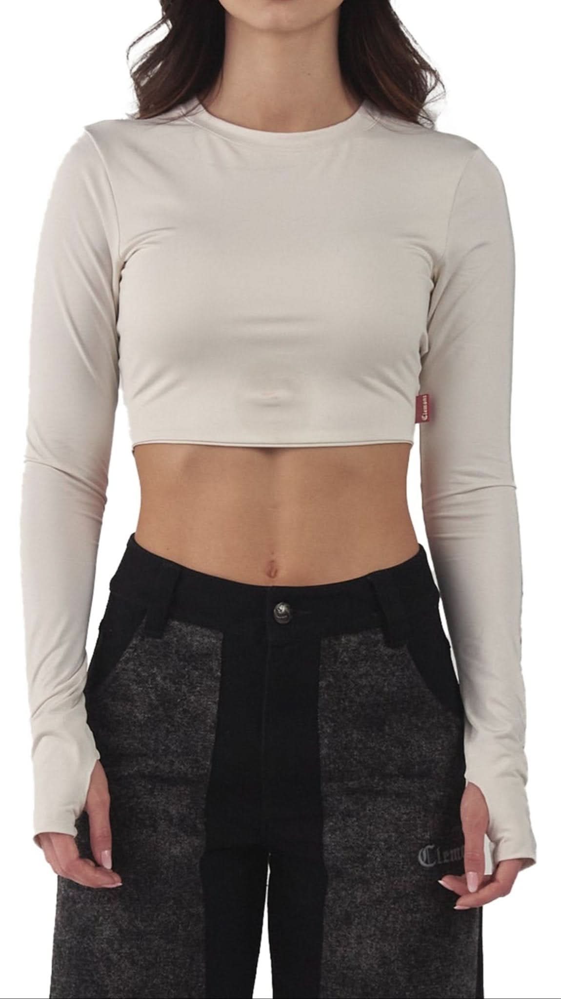 CROPTOP DIVINAZIONE NUDE CLEMONT - CLEMONT.CO S.A.S.