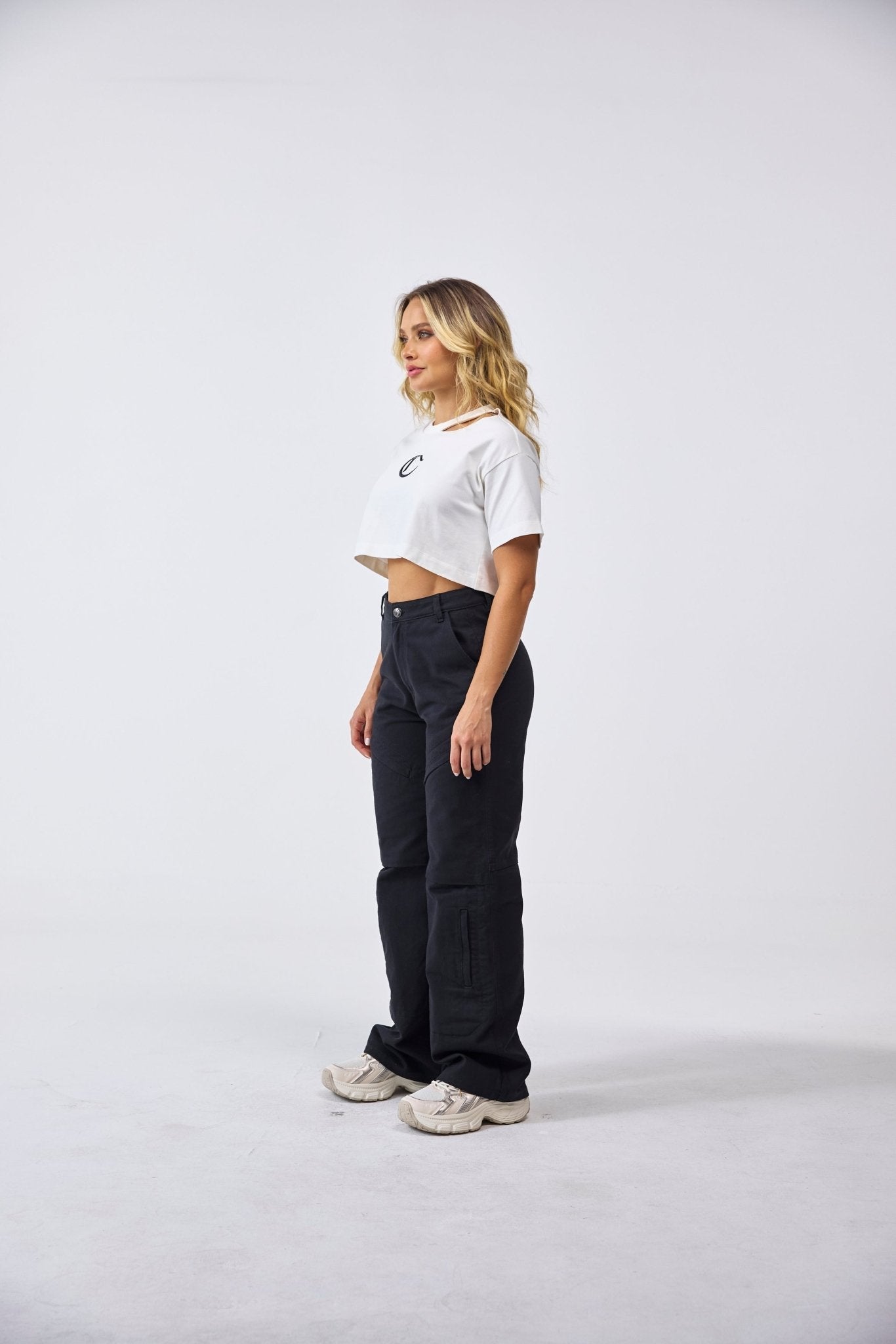CROPTOP OVERSIZED MUJER CENERE CREMA CLEMONT - CLEMONT.CO S.A.S.