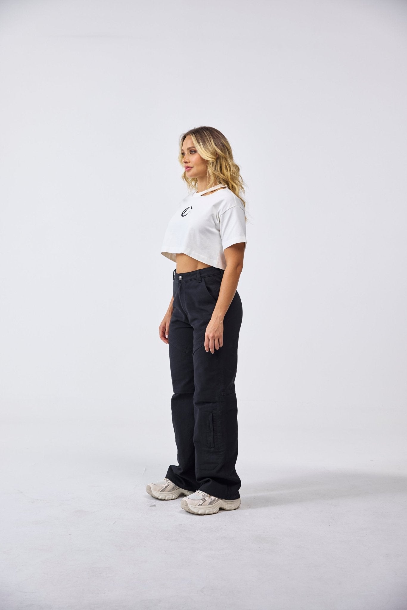 CROPTOP OVERSIZED MUJER CENERE CREMA CLEMONT - CLEMONT.CO S.A.S.