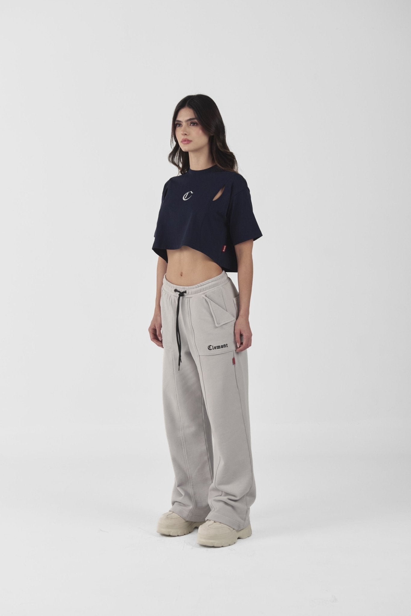 CROPTOPOVERSIZED ILLUMINAZIONE AZUL CLEMONT - CLEMONT.CO S.A.S.