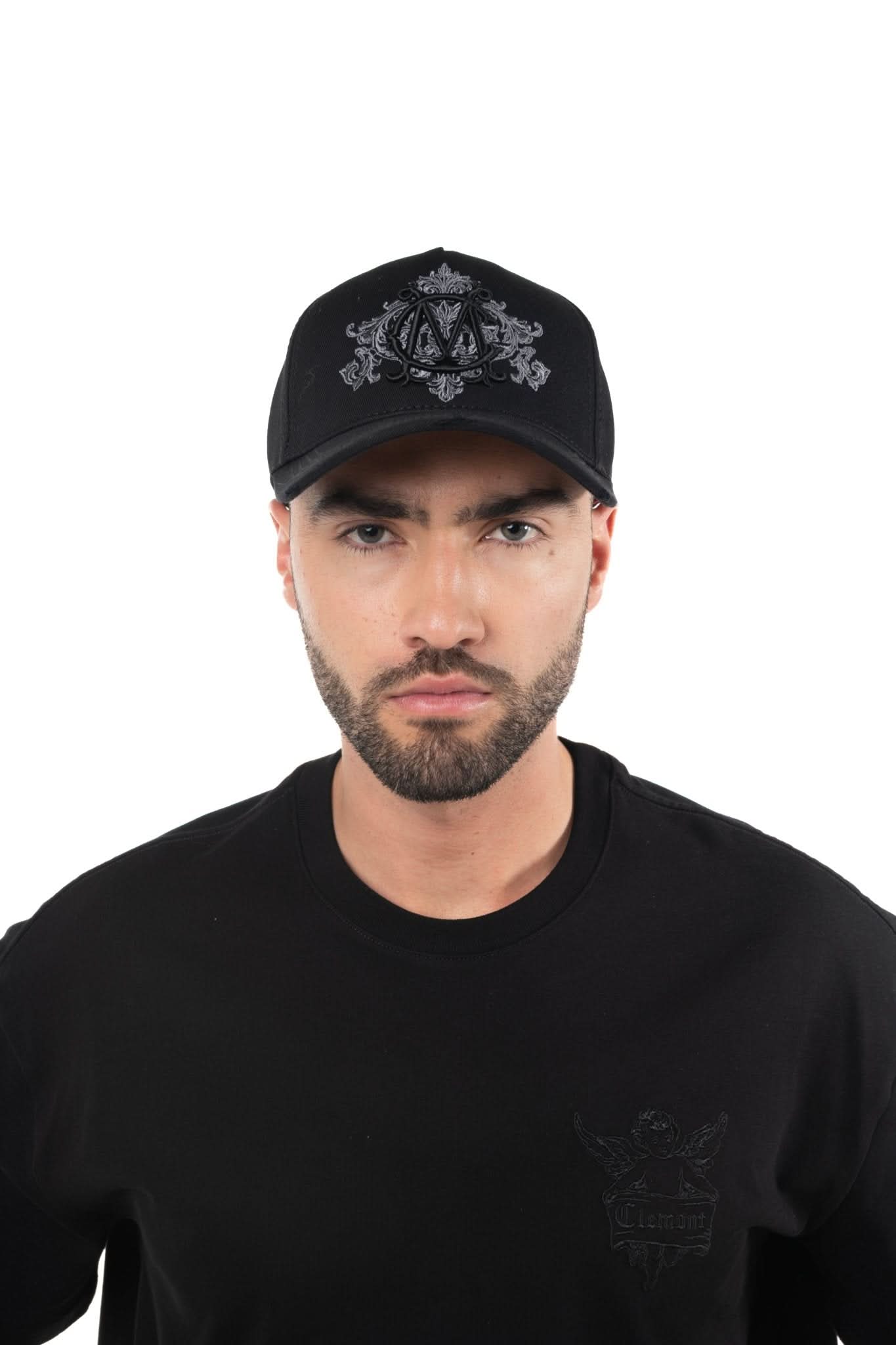GORRA INTARSIO NEGRO CLEMONT - Clemont Oficial