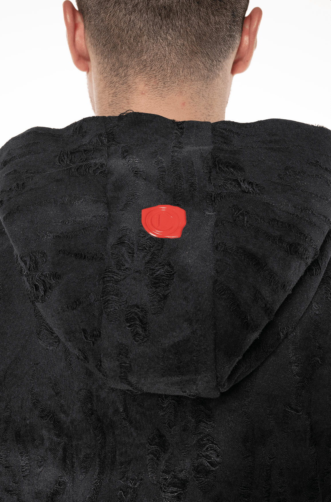 HOODIE DISPERAZIONE NEGRO MASCULINO CLEMONT - Clemont Oficial