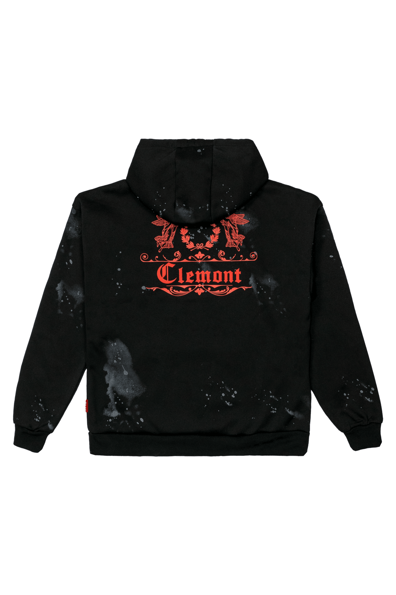 HOODIE HOMBRE INTRECCIO NEGRO/NEGRO CLEMONT - Clemont Oficial