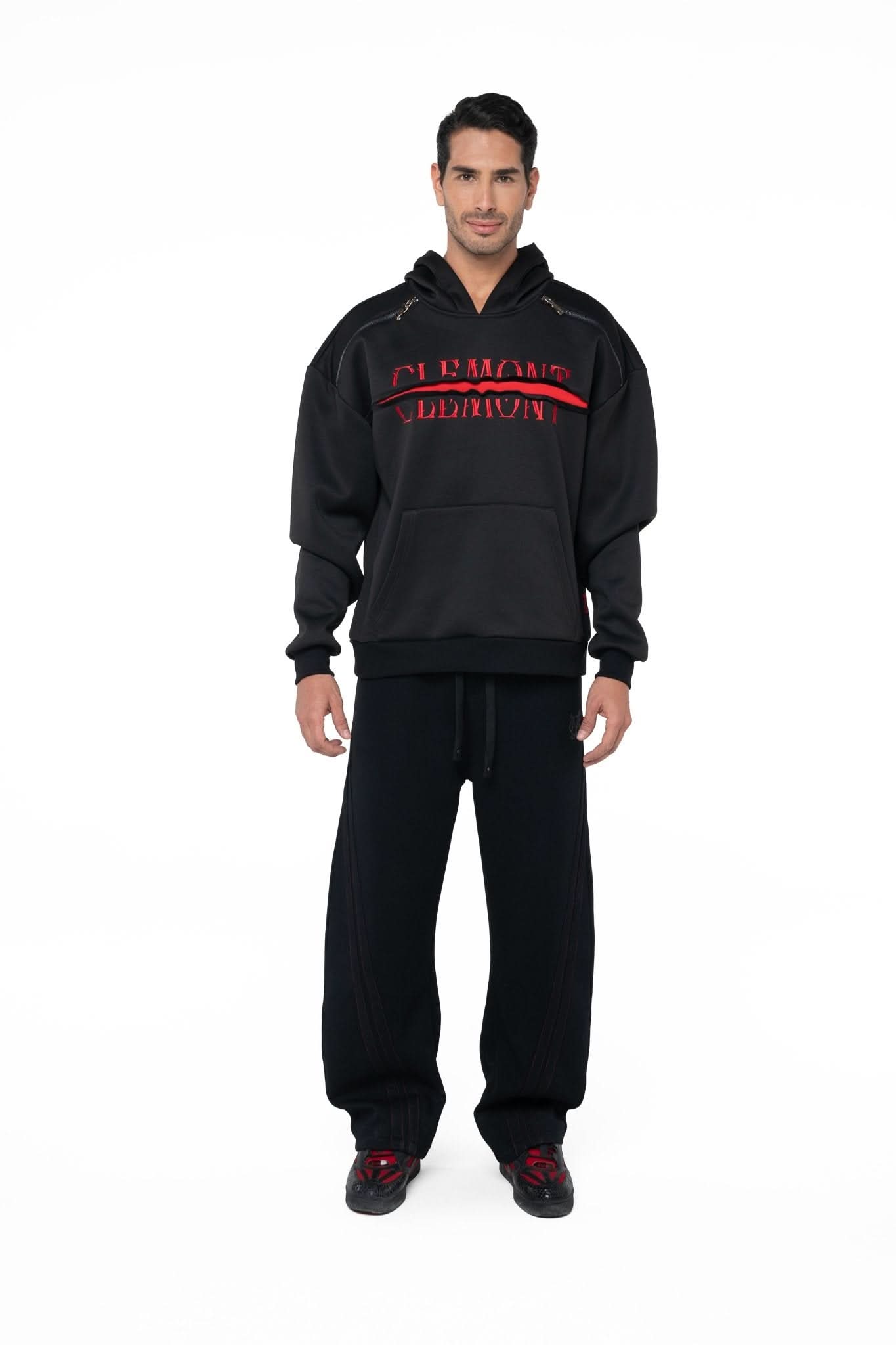 HOODIE MASCULINO DECADUTO NEGRO CLEMONT - Clemont Oficial