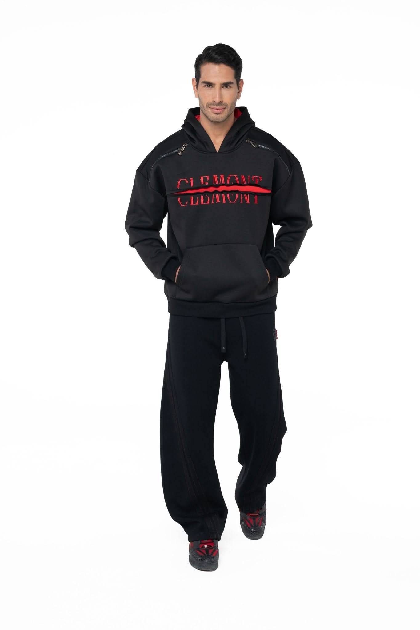 HOODIE MASCULINO DECADUTO NEGRO CLEMONT - Clemont Oficial