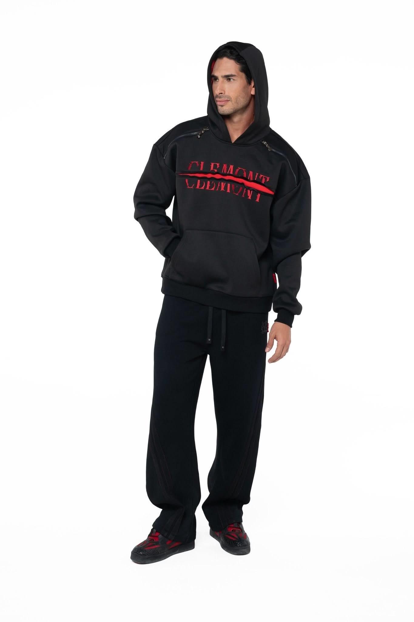 HOODIE MASCULINO DECADUTO NEGRO CLEMONT - Clemont Oficial