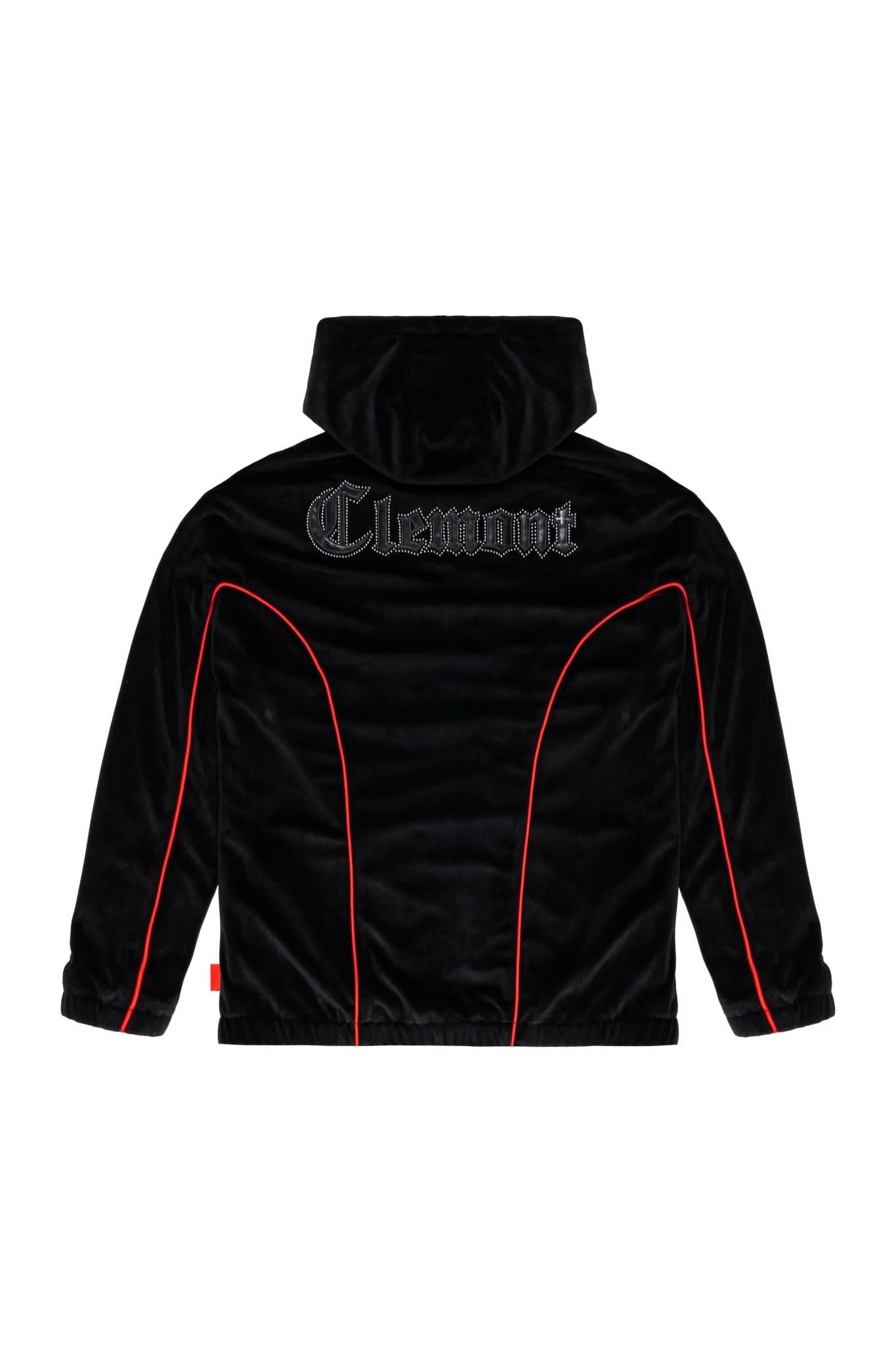 HOODIE MASCULINO RADUNARE NEGRO/ROJO CLEMONT - Clemont Oficial