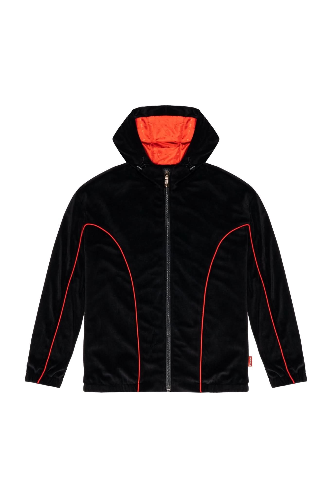 HOODIE MASCULINO RADUNARE NEGRO/ROJO CLEMONT - Clemont Oficial