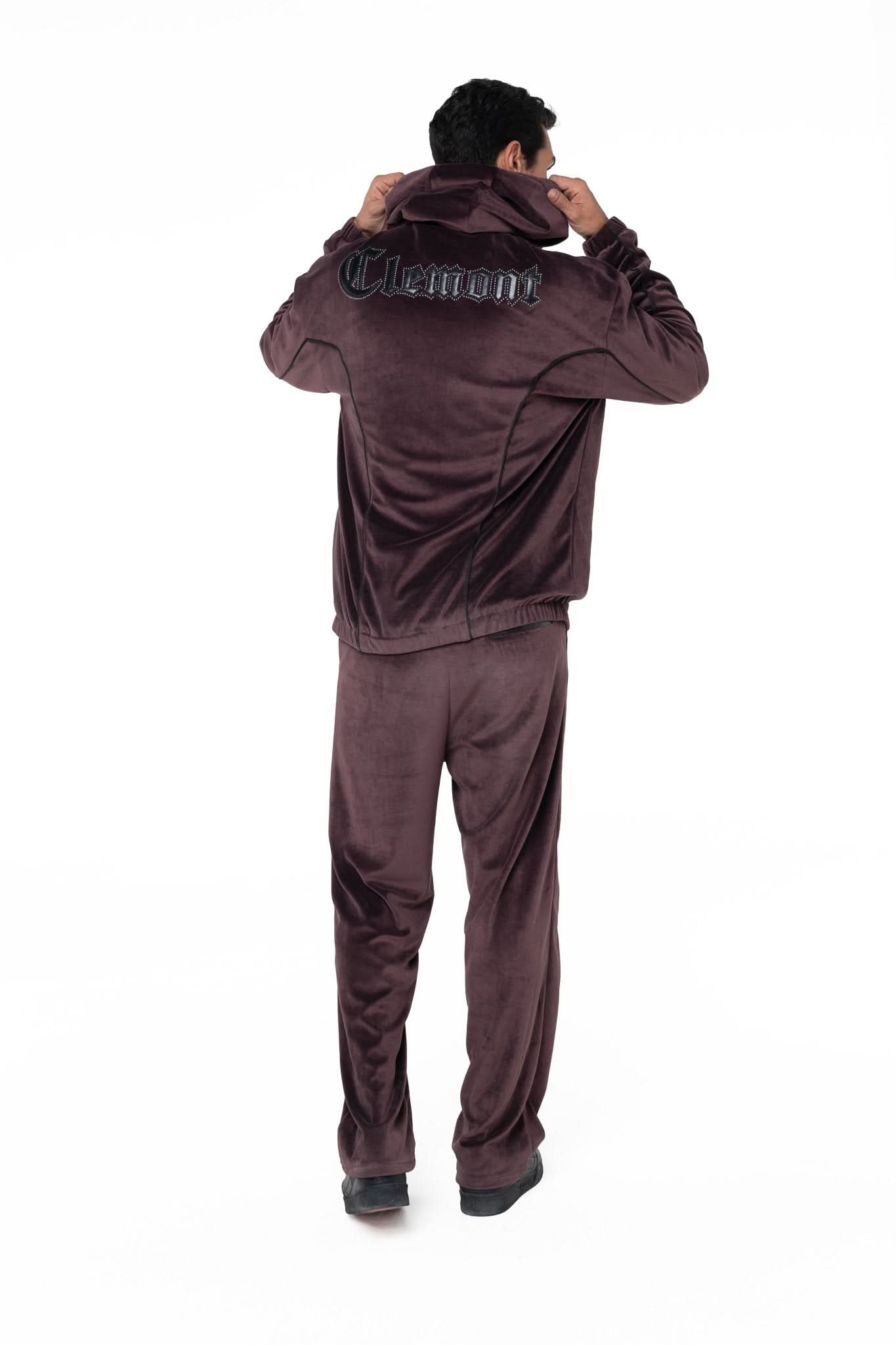 HOODIE MASCULINO RADUNARE VINOTINTO/NEGRO CLEMONT - Clemont Oficial