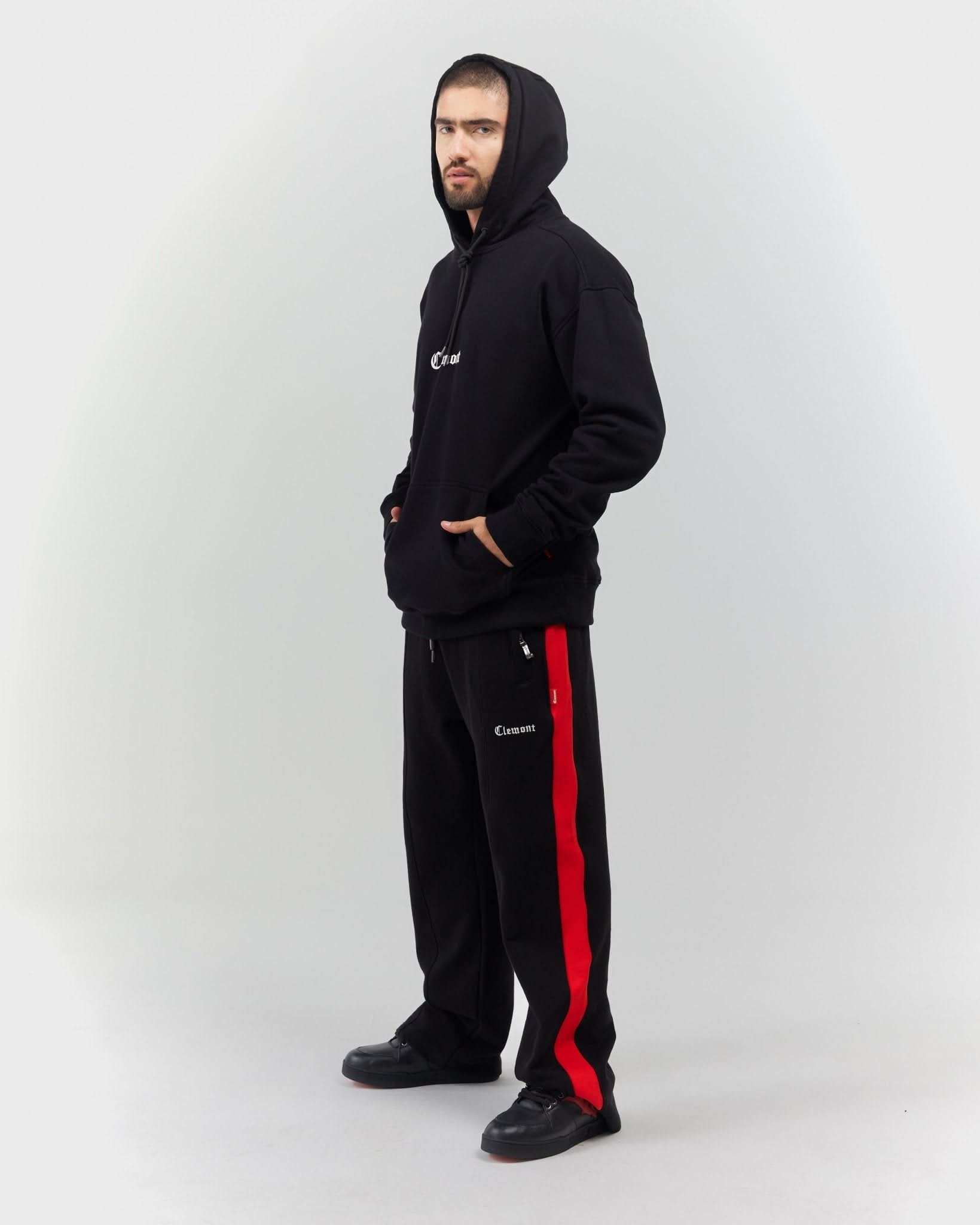 HOODIE MEN INCANTEVOLE BLACK CLEMONT - CLEMONT.CO S.A.S.